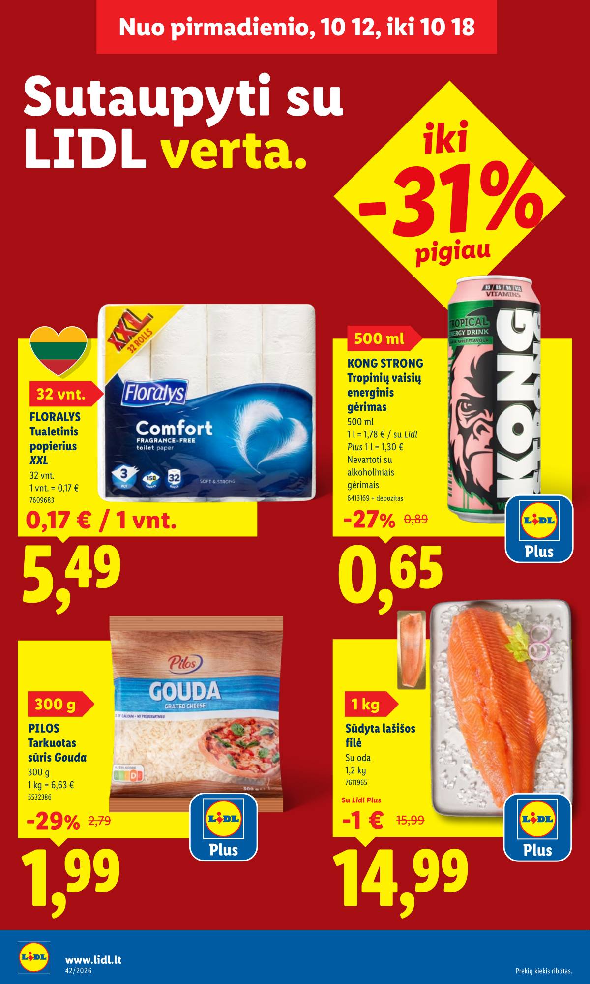 Lidl - LIDL SAVAITĖS Maisto prekių akcijų leidinys 2 puslapis