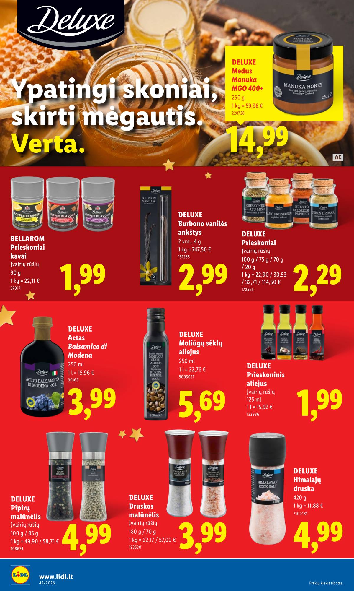 Lidl - LIDL SAVAITĖS Maisto prekių akcijų leidinys 24 puslapis