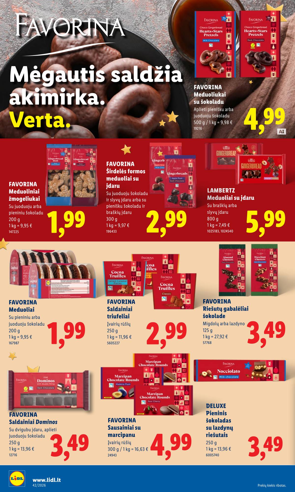 Lidl - LIDL SAVAITĖS Maisto prekių akcijų leidinys 30 puslapis