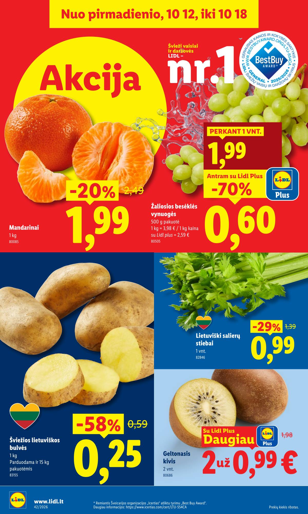 Lidl - LIDL SAVAITĖS Maisto prekių akcijų leidinys 4 puslapis