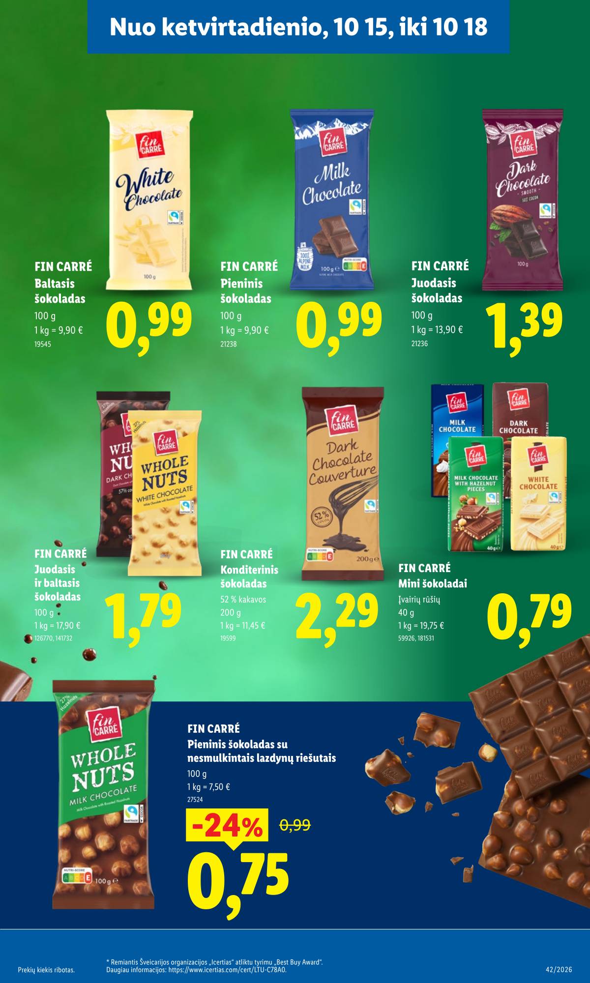 Lidl - LIDL SAVAITĖS Maisto prekių akcijų leidinys 41 puslapis