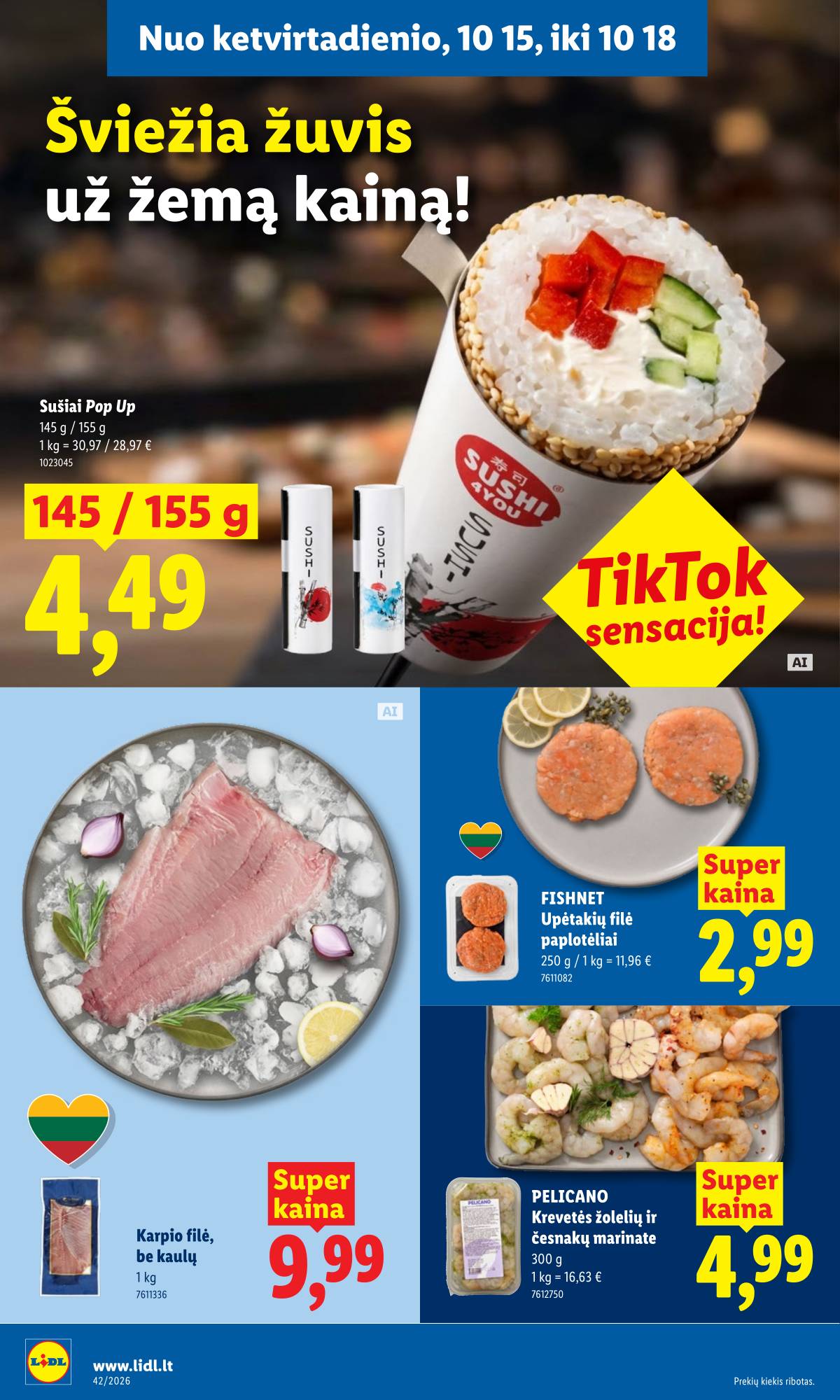 Lidl - LIDL SAVAITĖS Maisto prekių akcijų leidinys 46 puslapis