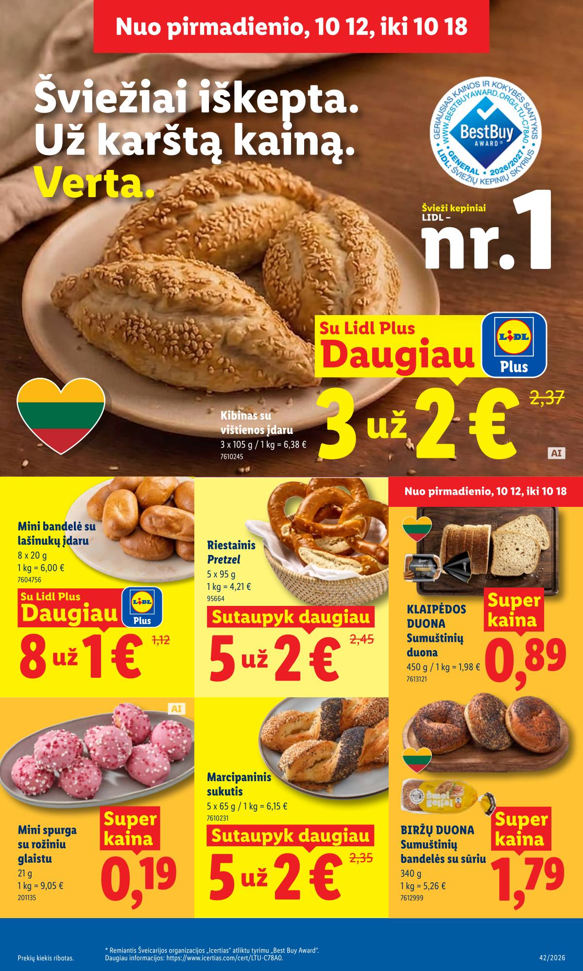 Lidl - LIDL SAVAITĖS Maisto prekių akcijų leidinys 7 puslapis