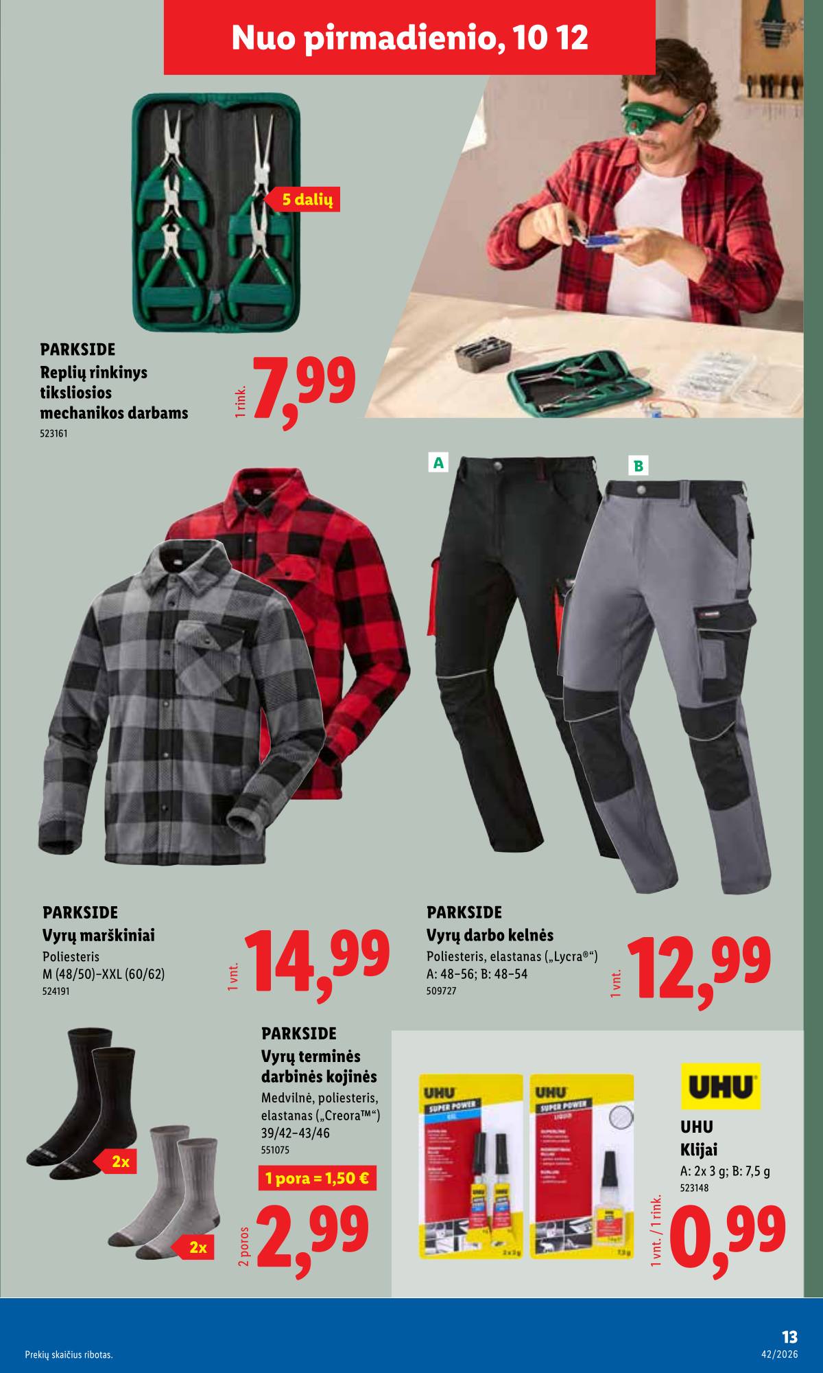Lidl - LIDL Ne maisto prekių akcijų leidinys 13 puslapis
