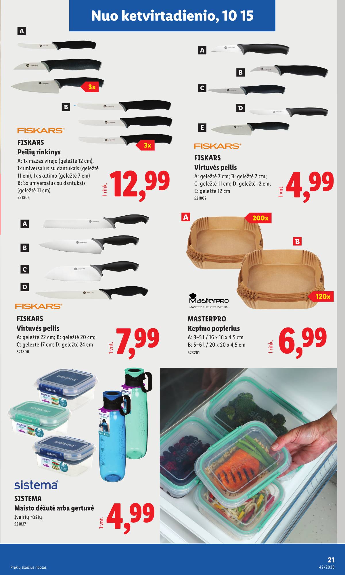 Lidl - LIDL Ne maisto prekių akcijų leidinys 21 puslapis