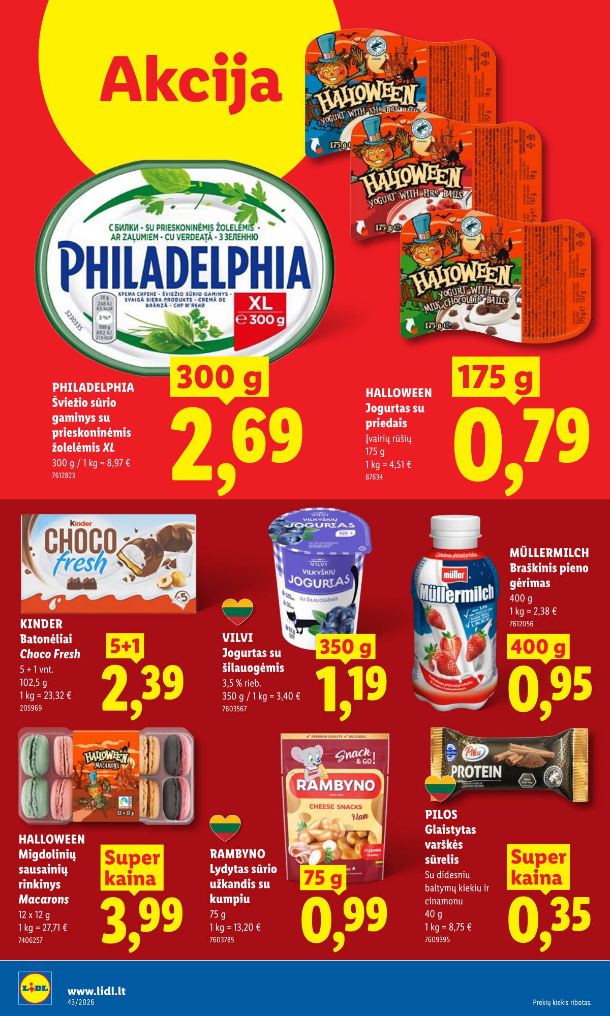 Lidl - LIDL SAVAITĖS Maisto prekių akcijų leidinys 10 puslapis