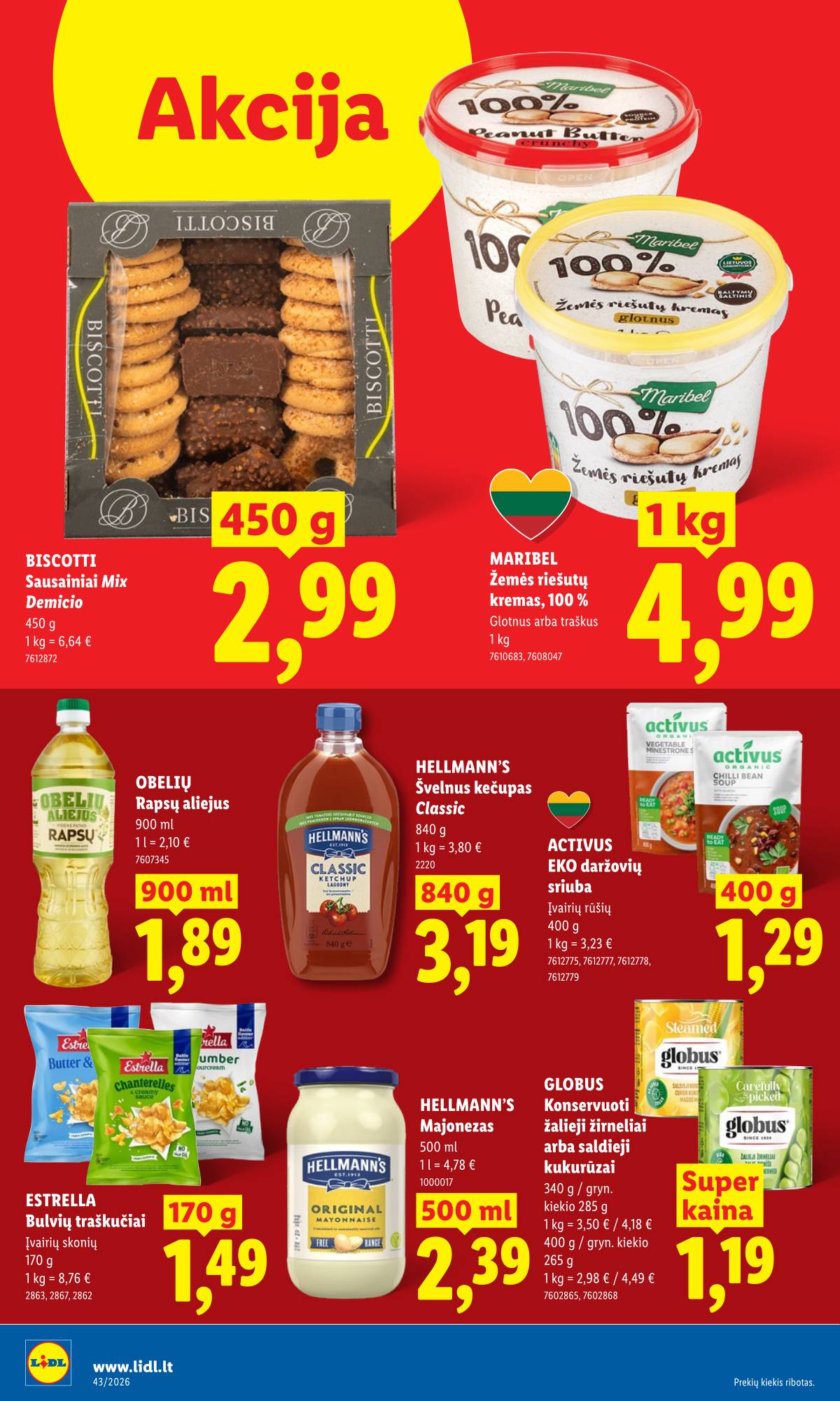 Lidl - LIDL SAVAITĖS Maisto prekių akcijų leidinys 12 puslapis