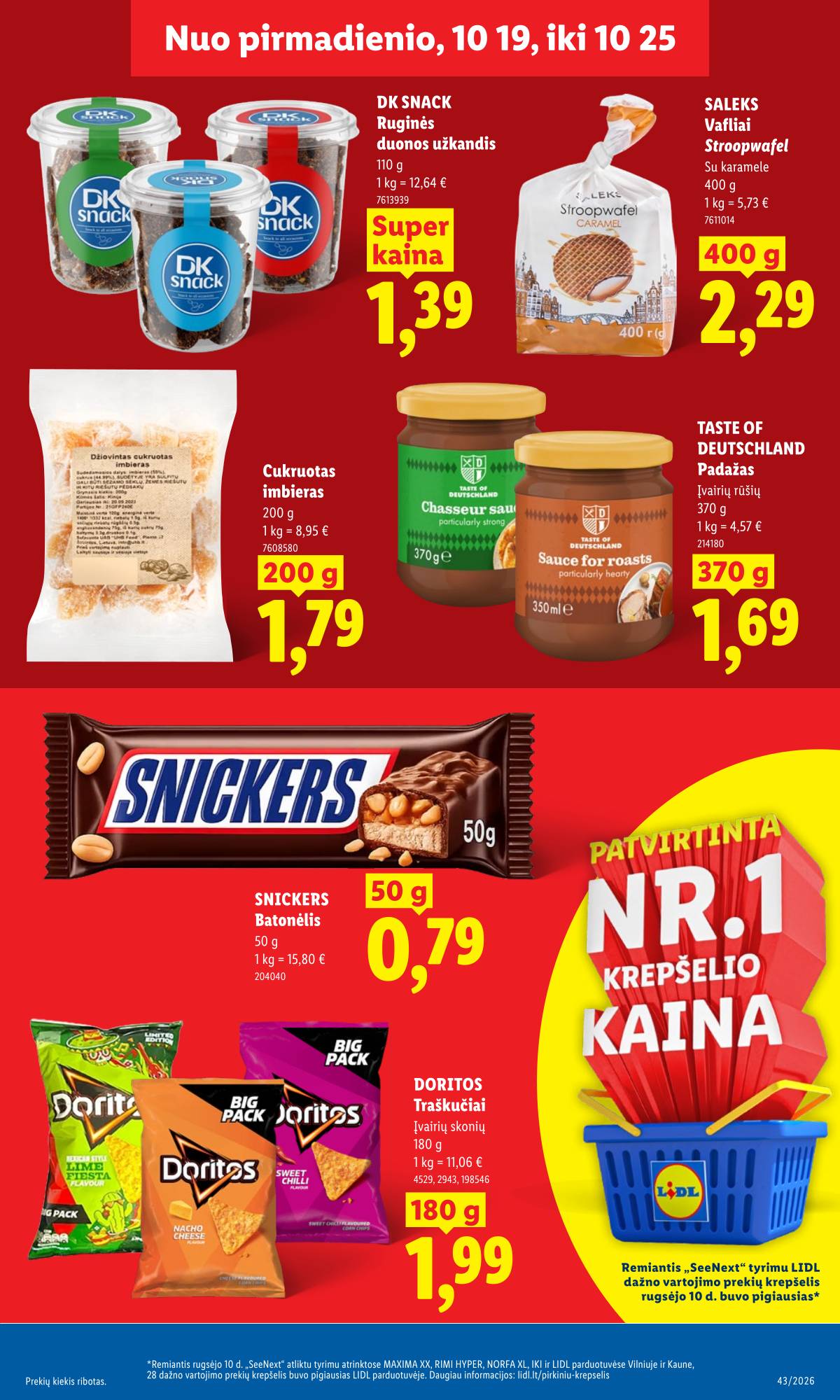 Lidl - LIDL SAVAITĖS Maisto prekių akcijų leidinys 19 puslapis