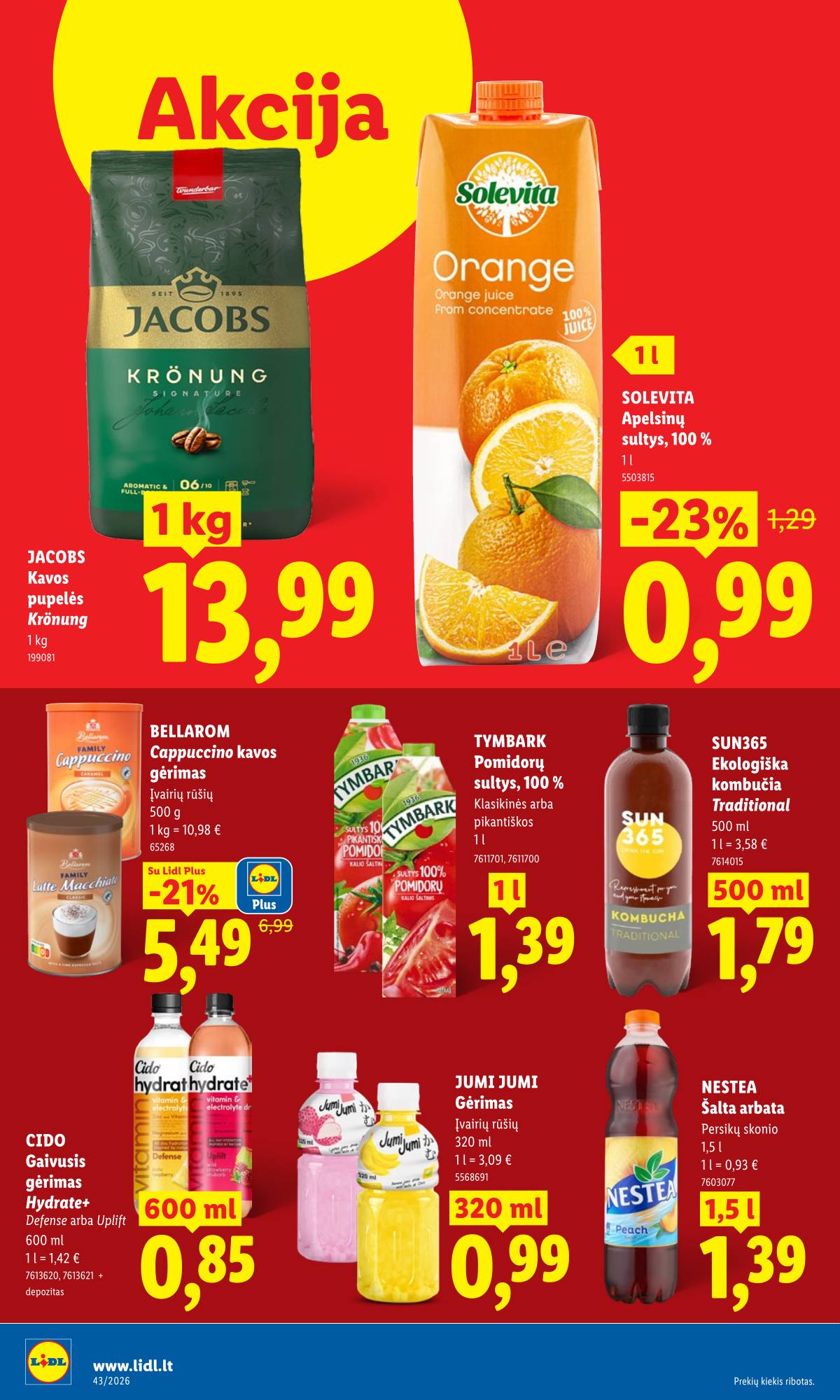 Lidl - LIDL SAVAITĖS Maisto prekių akcijų leidinys 26 puslapis