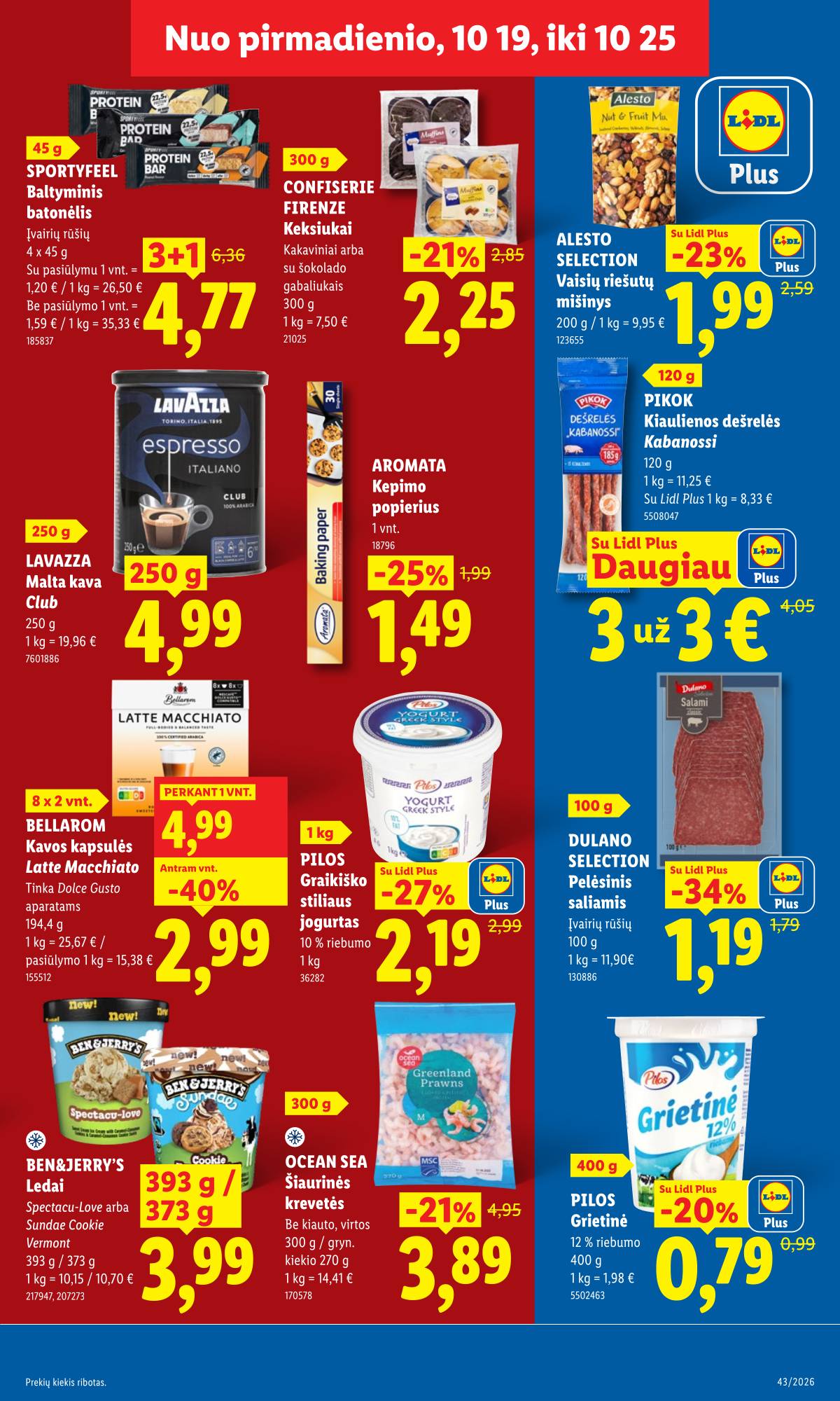 Lidl - LIDL SAVAITĖS Maisto prekių akcijų leidinys 3 puslapis