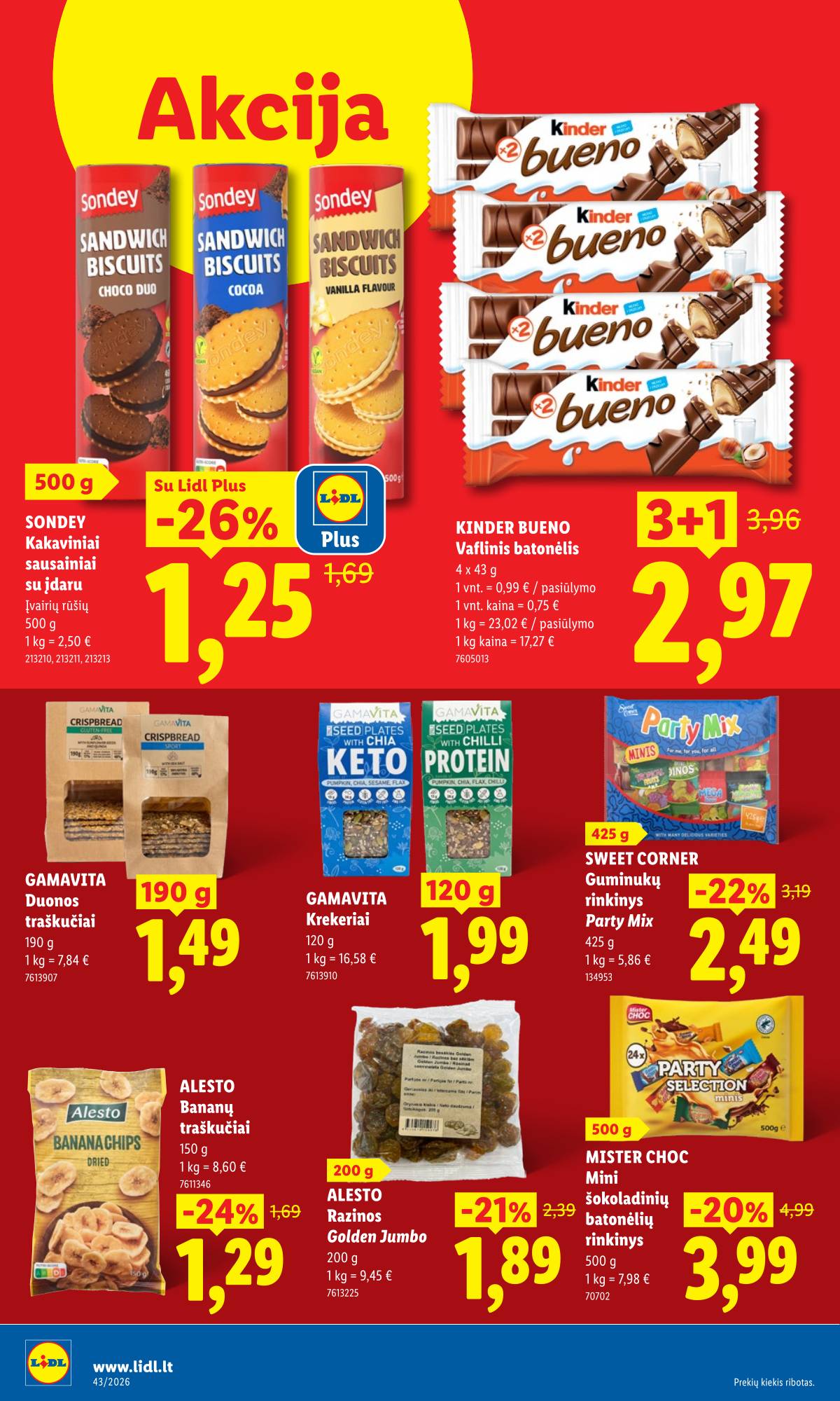 Lidl - LIDL SAVAITĖS Maisto prekių akcijų leidinys 30 puslapis