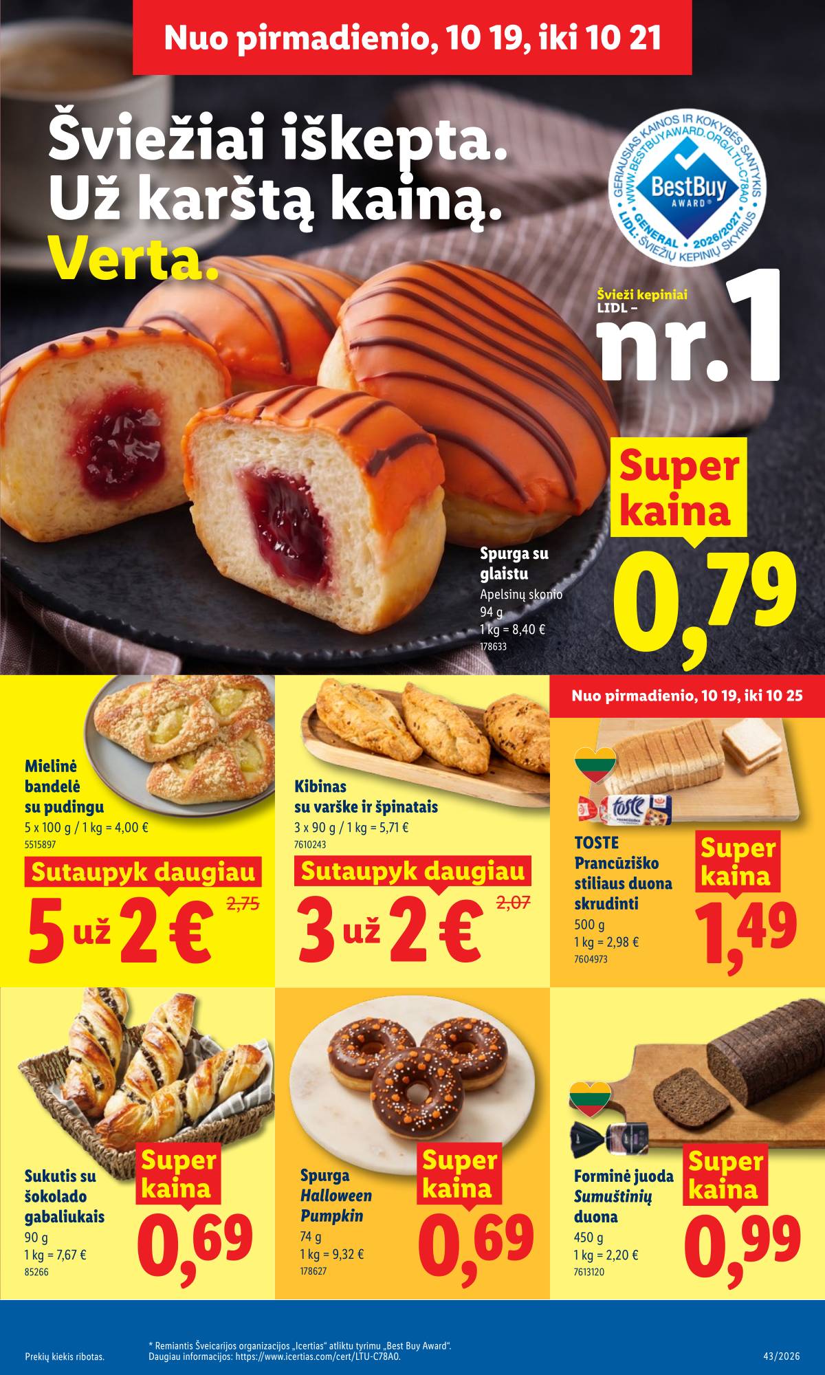 Lidl - LIDL SAVAITĖS Maisto prekių akcijų leidinys 7 puslapis