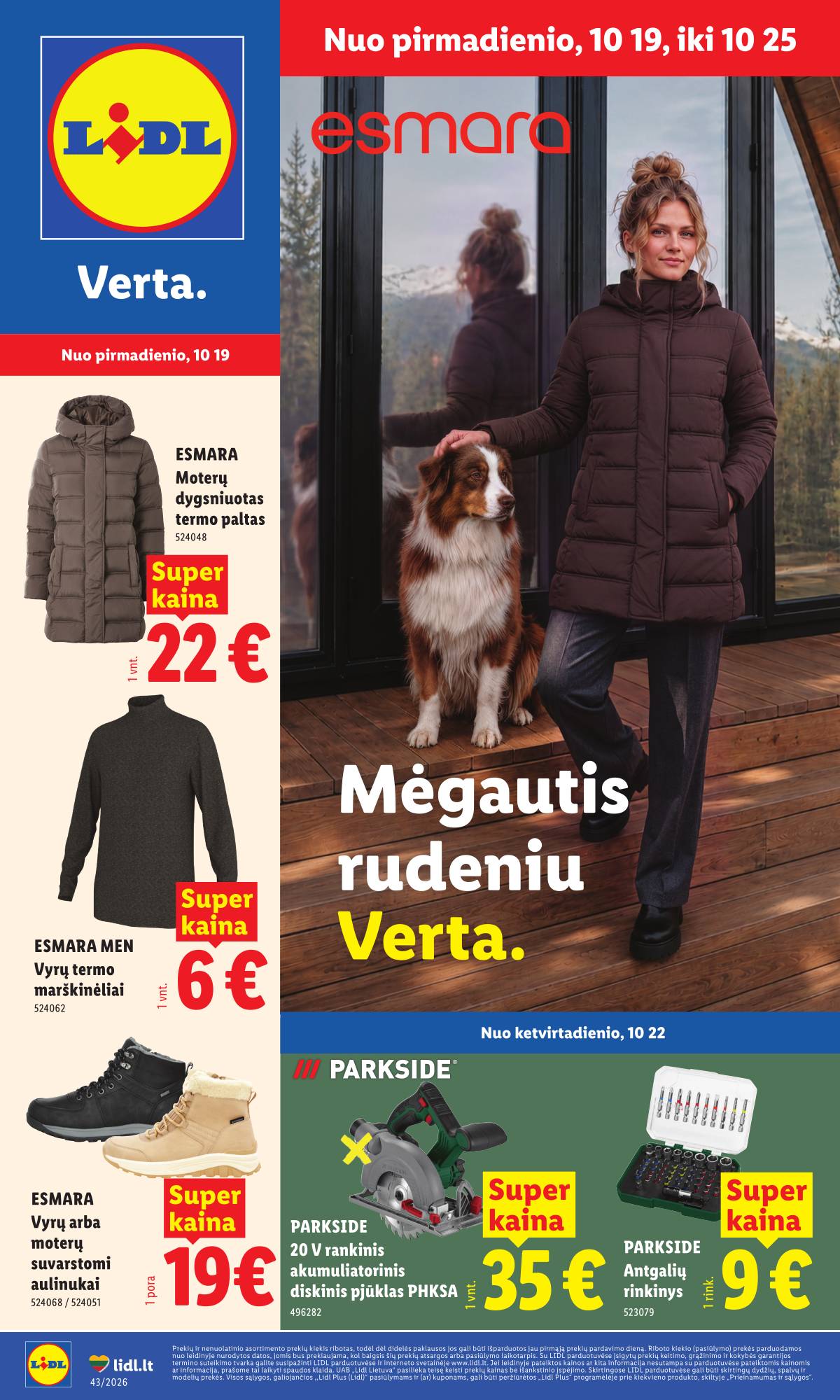 Lidl - LIDL Ne maisto prekių akcijų leidinys 1 puslapis