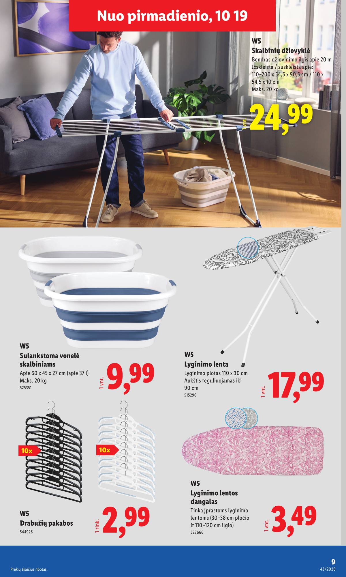 Lidl - LIDL Ne maisto prekių akcijų leidinys 9 puslapis