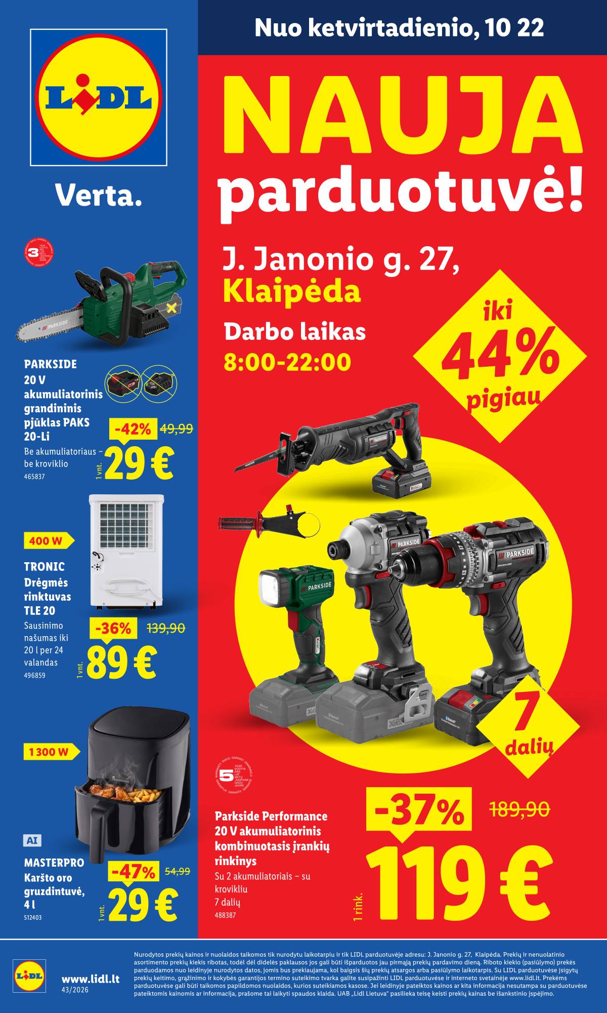 Lidl - J. Janonio g. 27, Klaipėda 1 puslapis