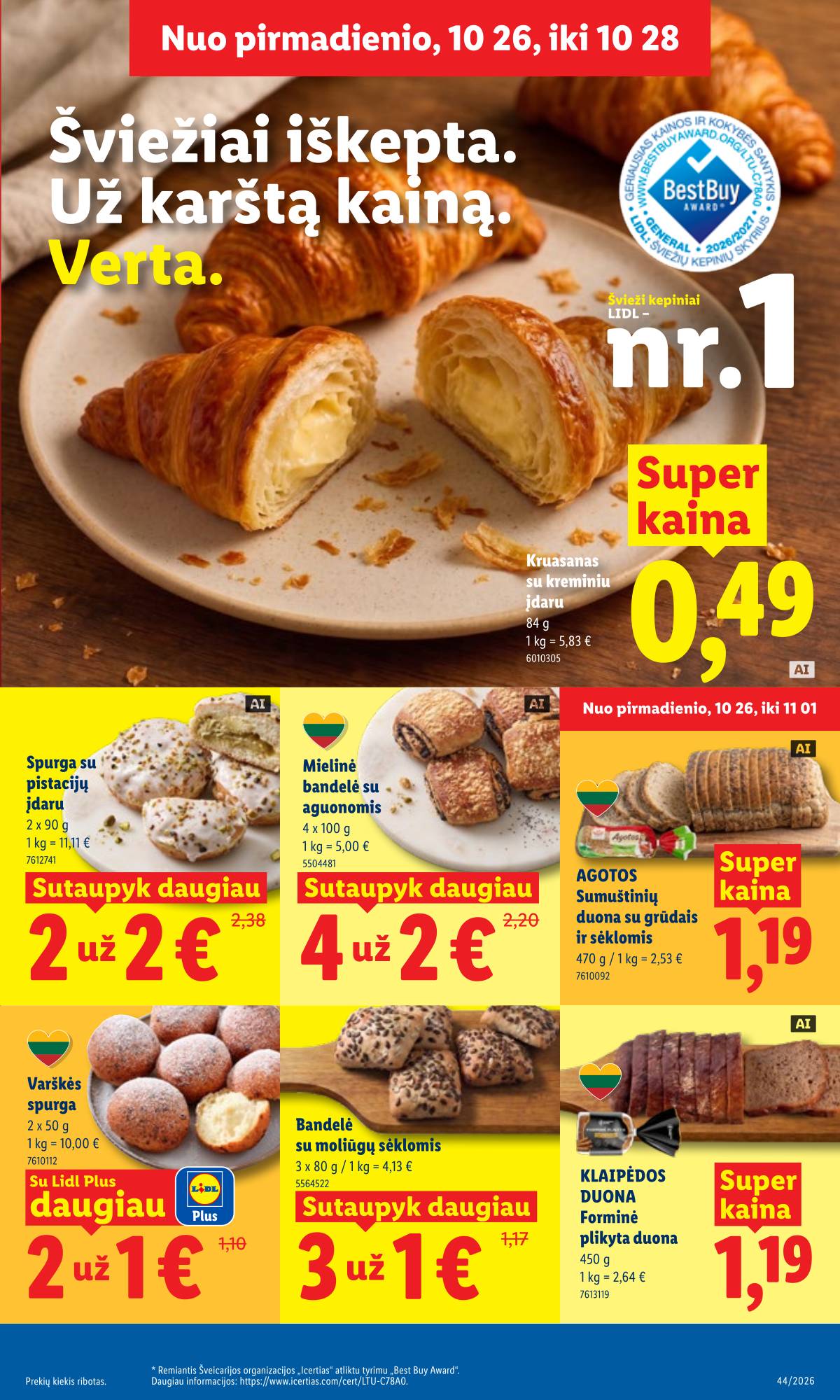 Lidl - LIDL SAVAITĖS Maisto prekių akcijų leidinys 10 puslapis