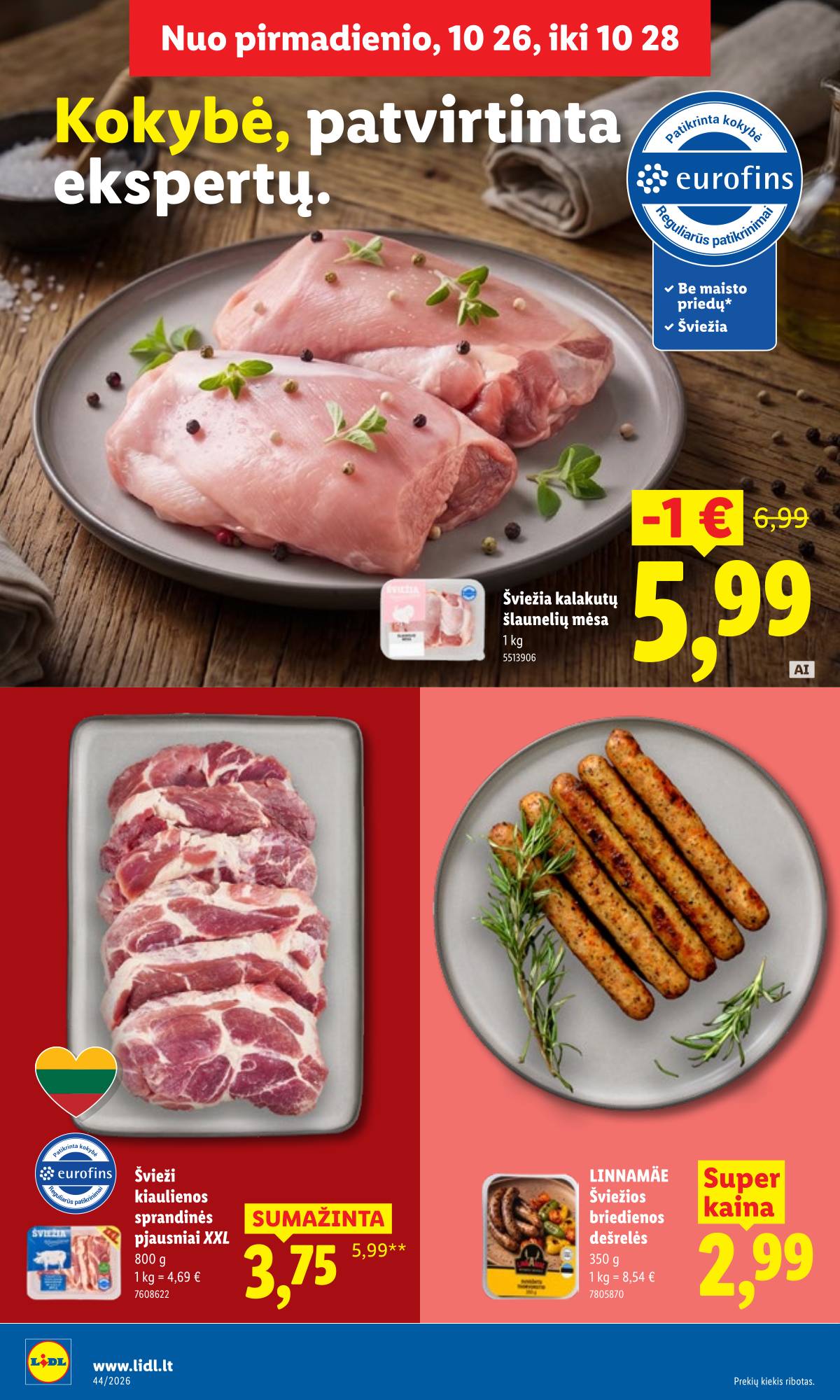 Lidl - LIDL SAVAITĖS Maisto prekių akcijų leidinys 11 puslapis