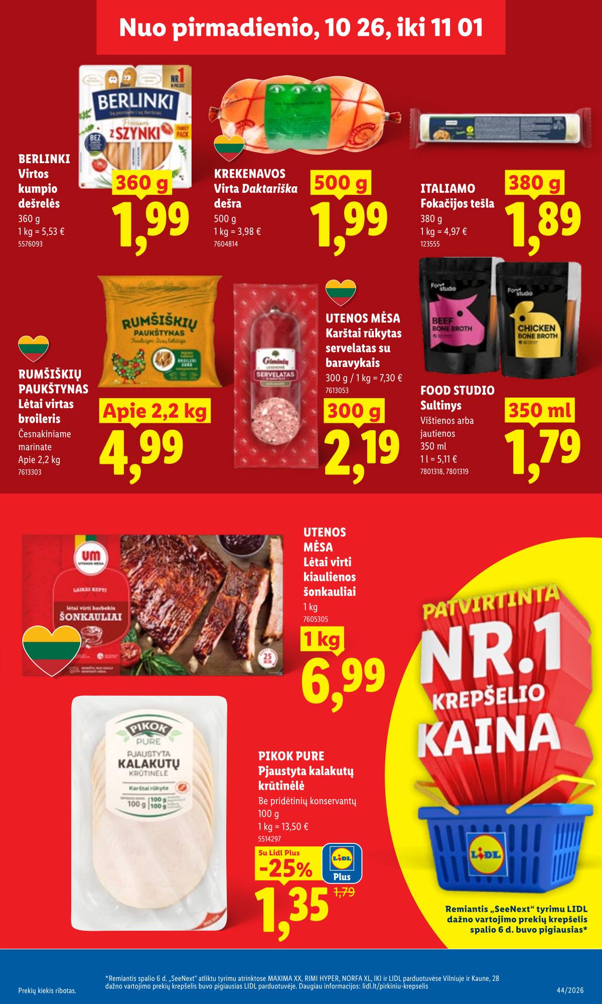 Lidl - LIDL SAVAITĖS Maisto prekių akcijų leidinys 13 puslapis