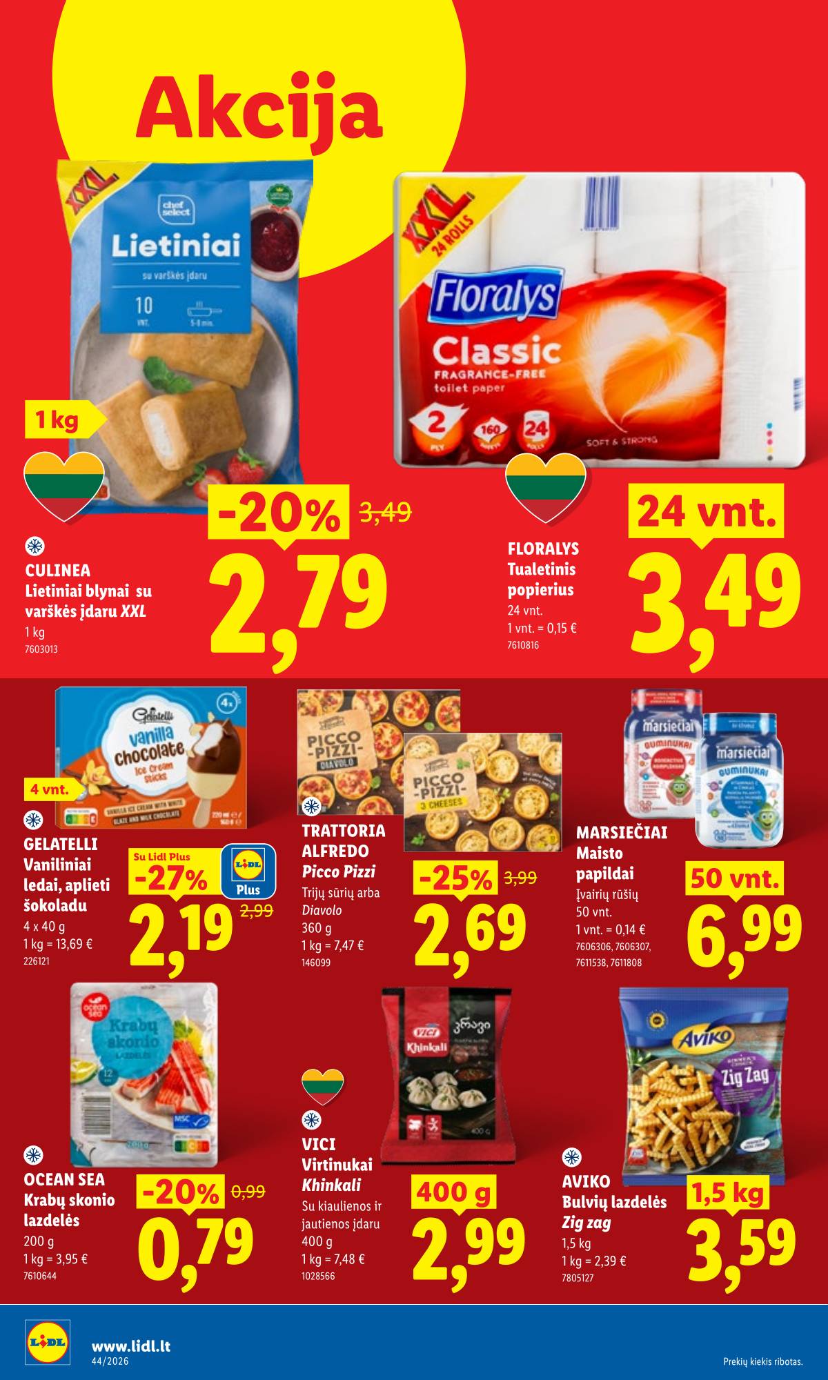 Lidl - LIDL SAVAITĖS Maisto prekių akcijų leidinys 14 puslapis