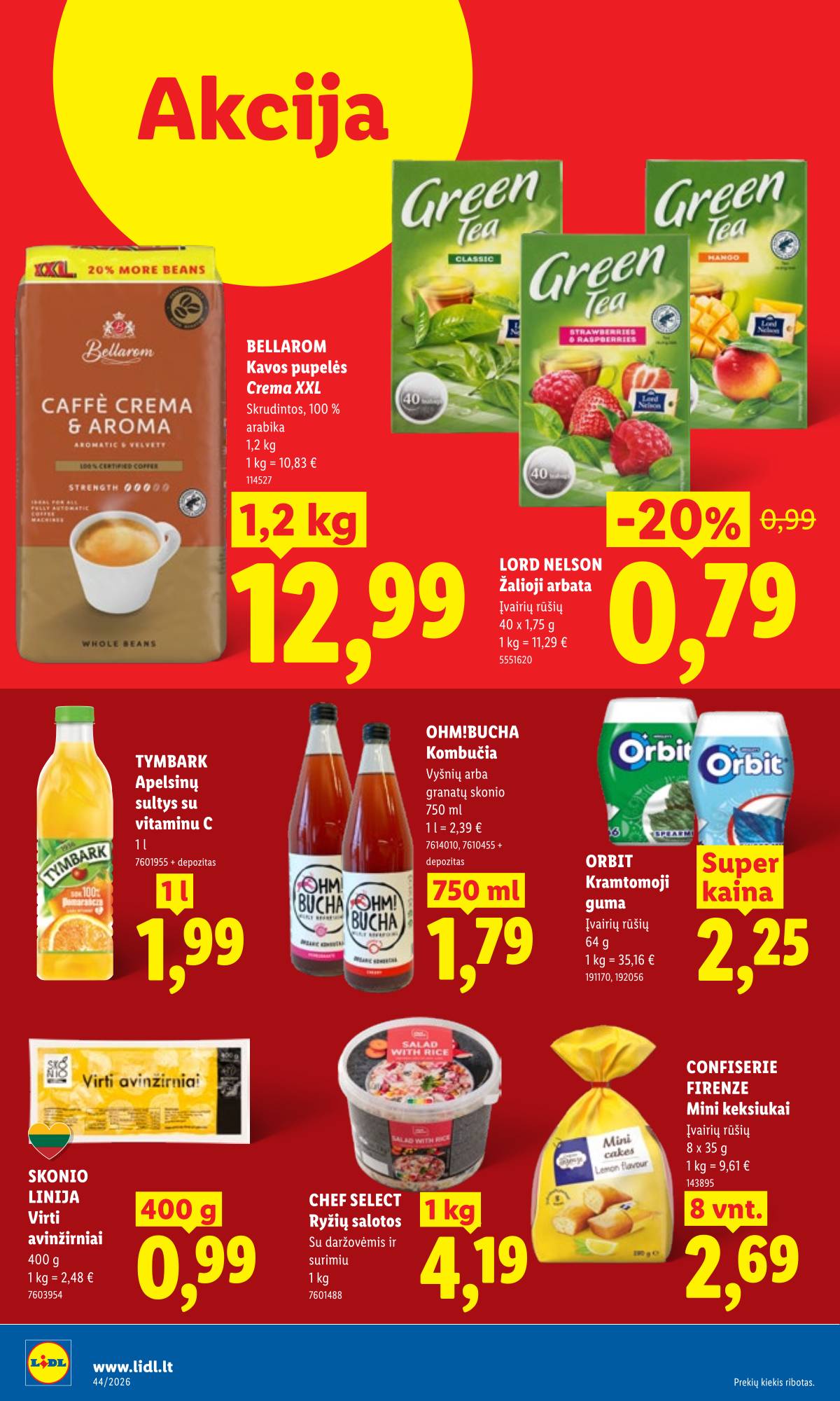 Lidl - LIDL SAVAITĖS Maisto prekių akcijų leidinys 16 puslapis
