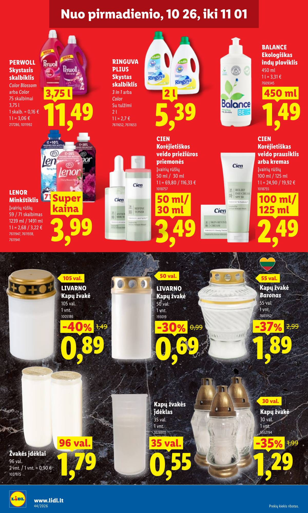 Lidl - LIDL SAVAITĖS Maisto prekių akcijų leidinys 18 puslapis
