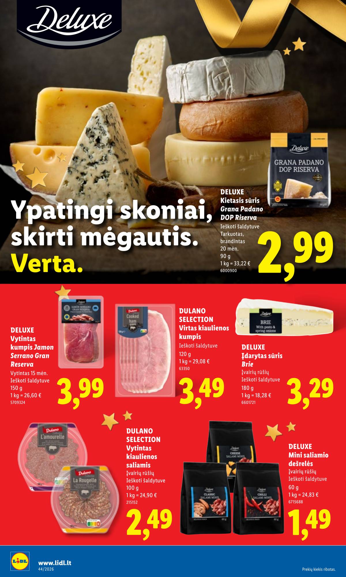 Lidl - LIDL SAVAITĖS Maisto prekių akcijų leidinys 26 puslapis