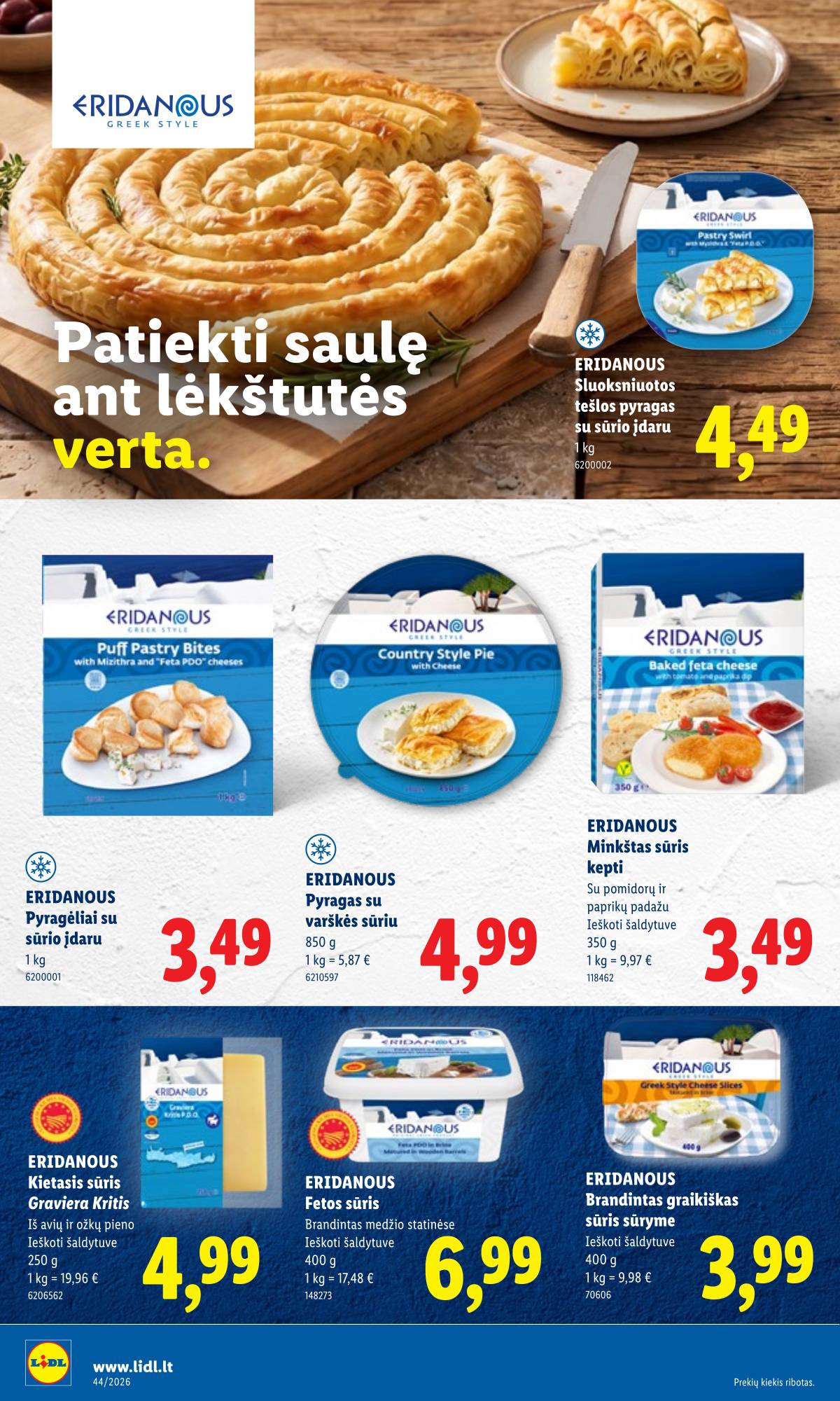 Lidl - LIDL SAVAITĖS Maisto prekių akcijų leidinys 30 puslapis