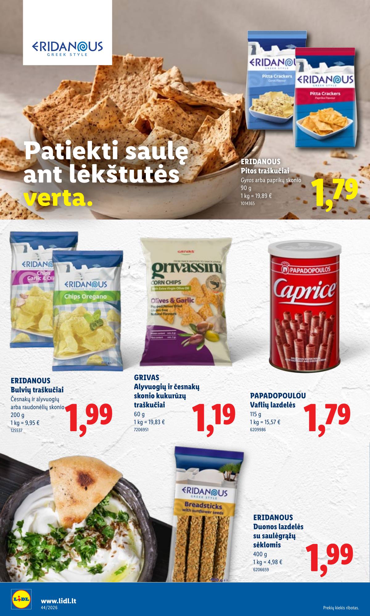 Lidl - LIDL SAVAITĖS Maisto prekių akcijų leidinys 32 puslapis
