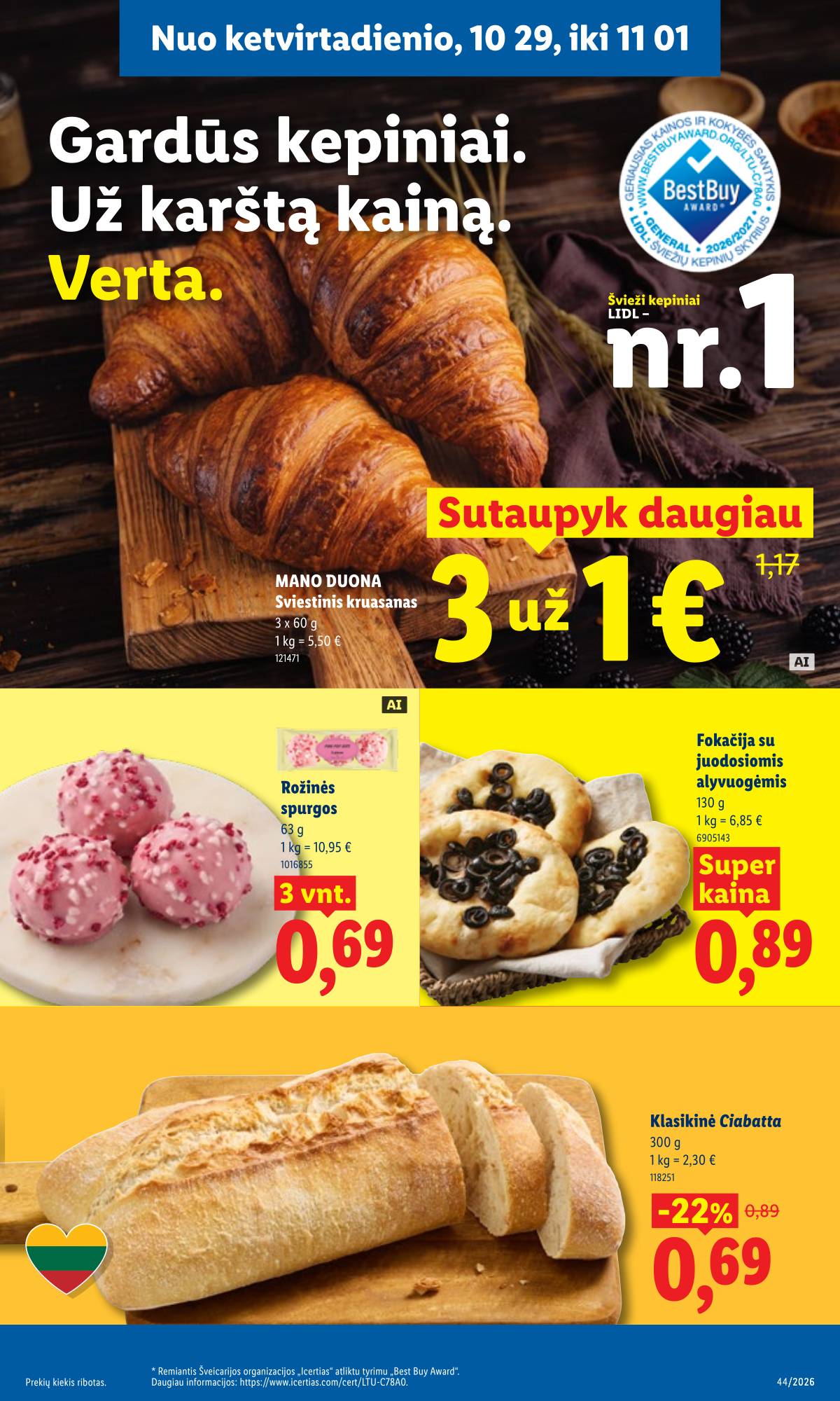 Lidl - LIDL SAVAITĖS Maisto prekių akcijų leidinys 41 puslapis