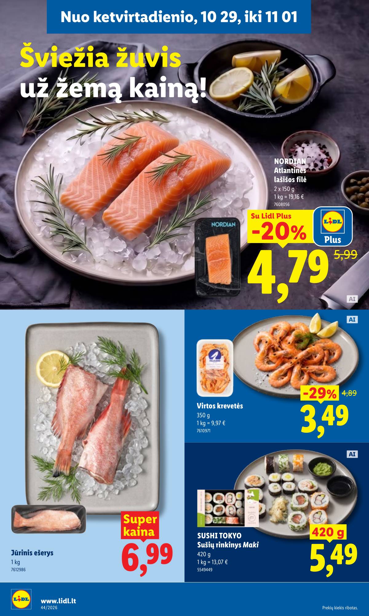 Lidl - LIDL SAVAITĖS Maisto prekių akcijų leidinys 44 puslapis