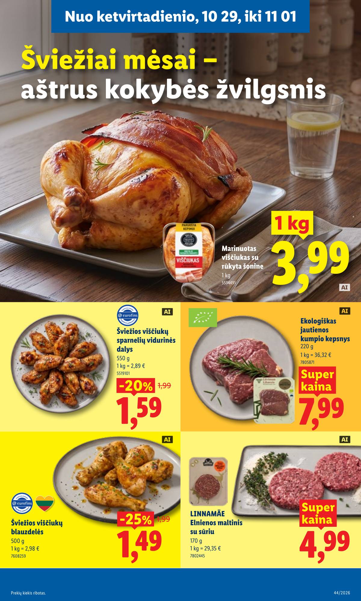 Lidl - LIDL SAVAITĖS Maisto prekių akcijų leidinys 45 puslapis