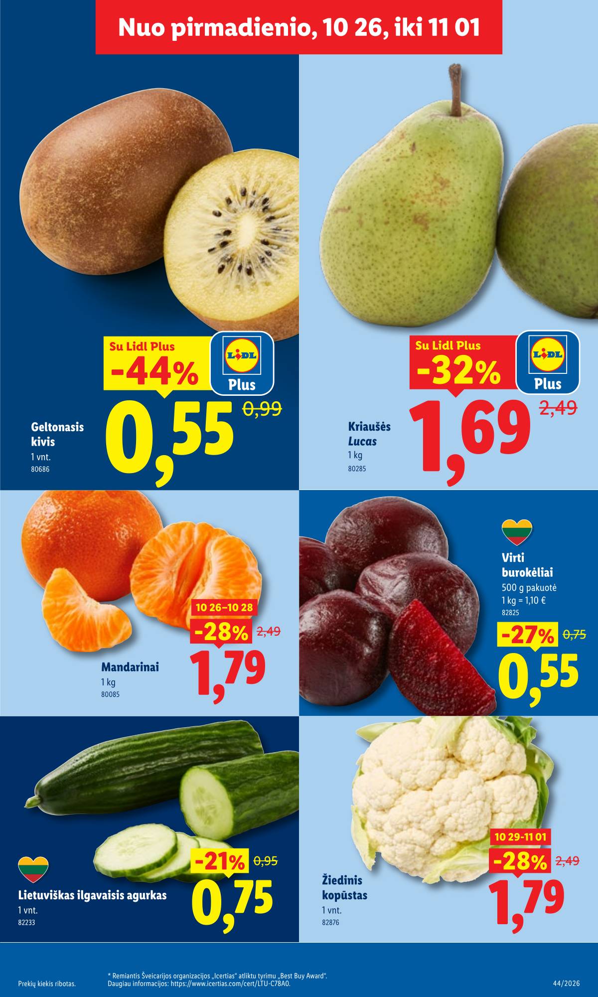 Lidl - LIDL SAVAITĖS Maisto prekių akcijų leidinys 7 puslapis