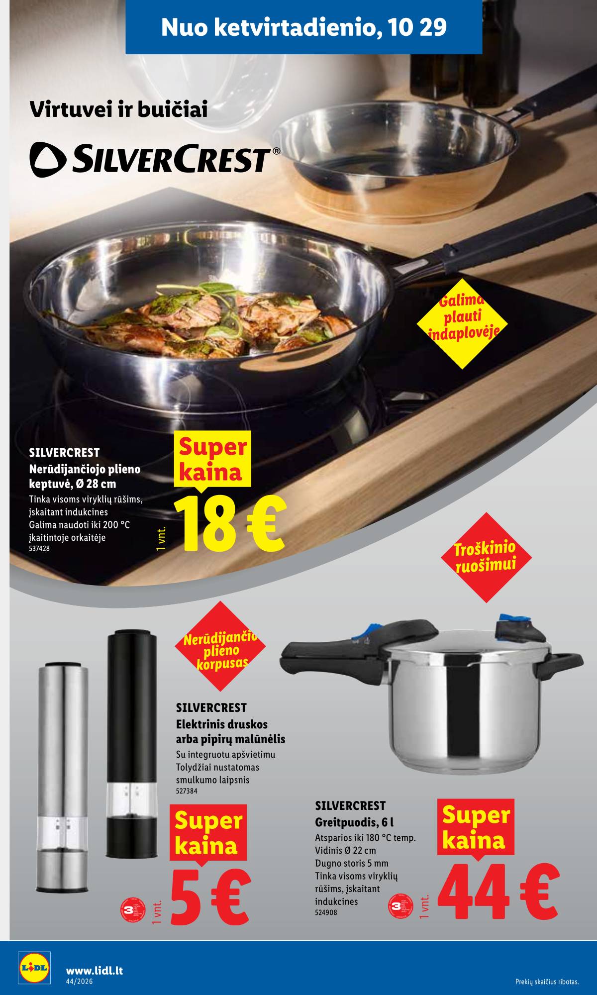 Lidl - LIDL Ne maisto prekių akcijų leidinys 10 puslapis