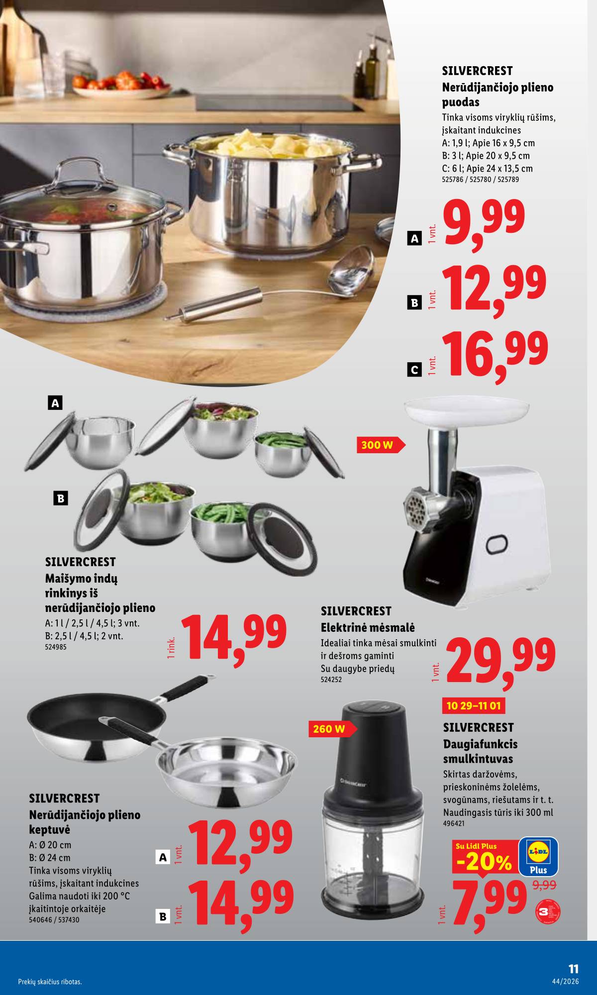Lidl - LIDL Ne maisto prekių akcijų leidinys 11 puslapis
