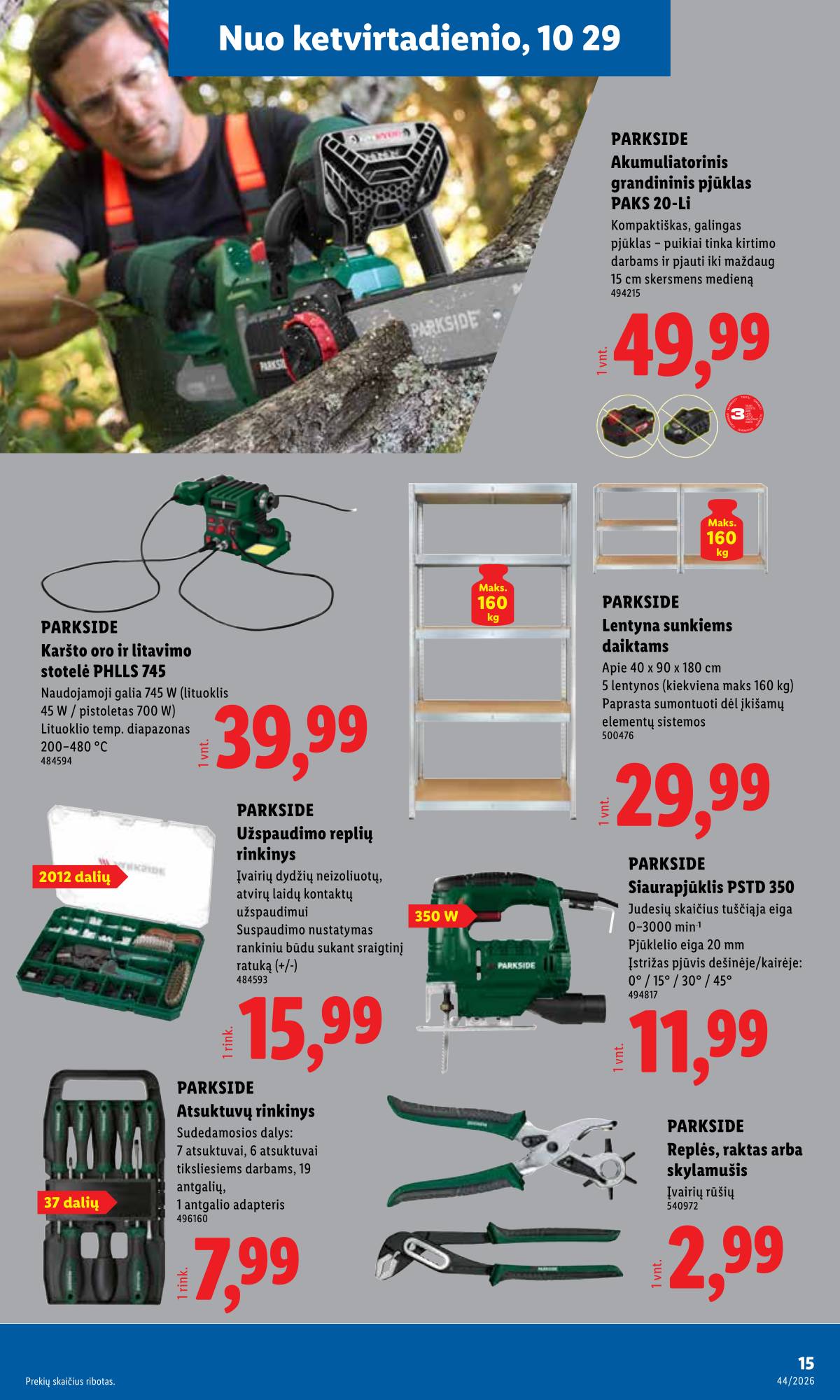 Lidl - LIDL Ne maisto prekių akcijų leidinys 15 puslapis