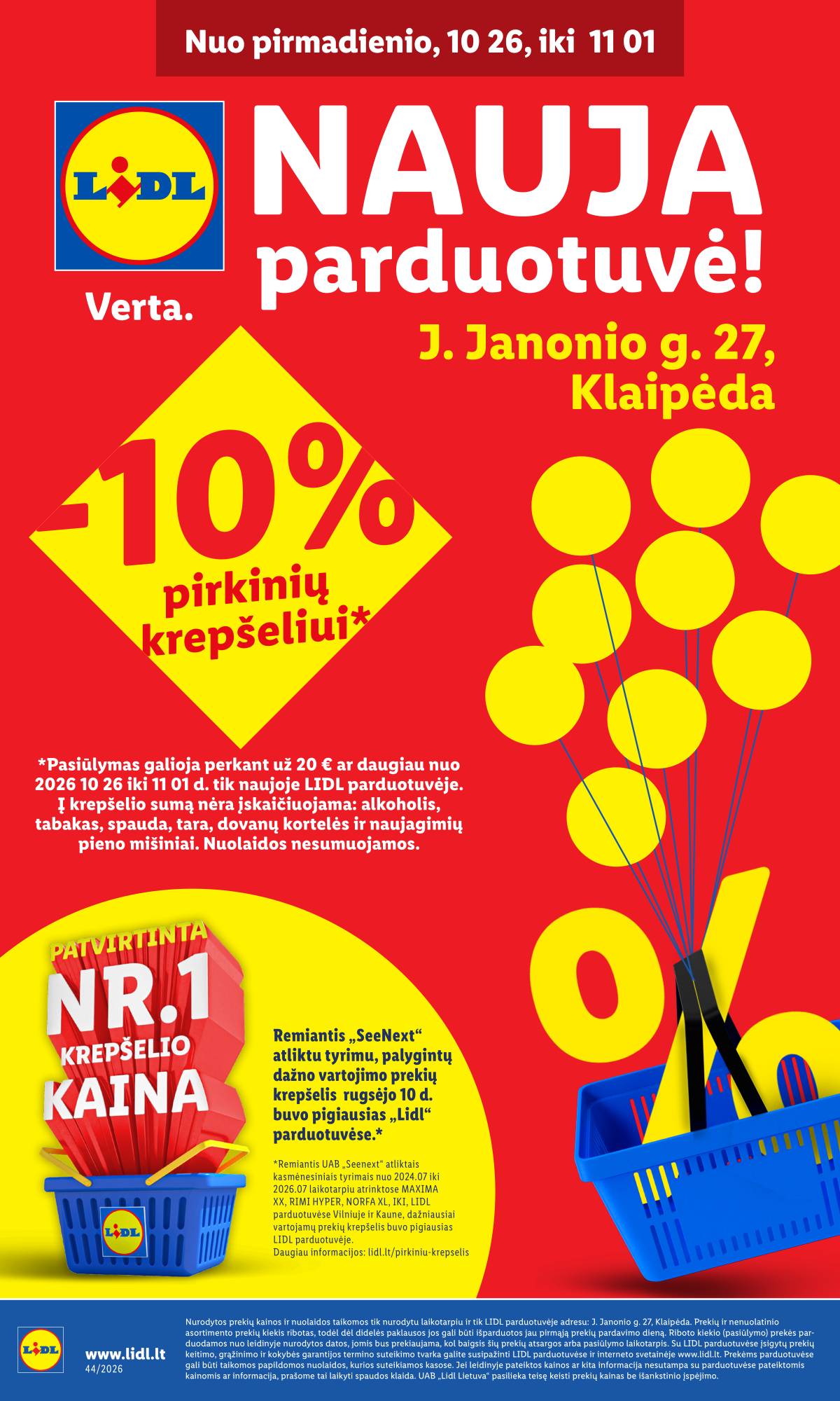 Lidl - J. Janonio g. 27, Klaipėda 1 puslapis