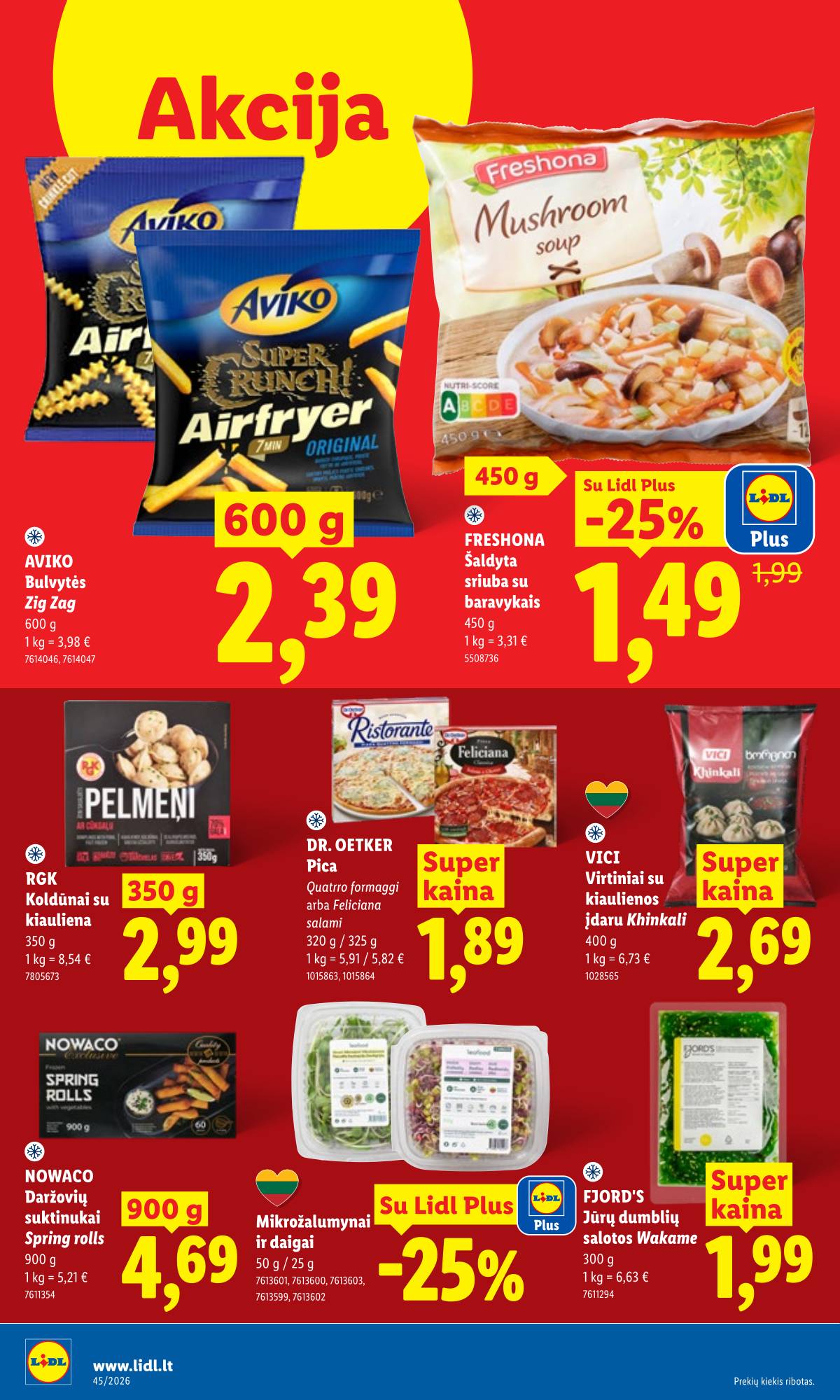Lidl - LIDL SAVAITĖS Maisto prekių akcijų leidinys 12 puslapis