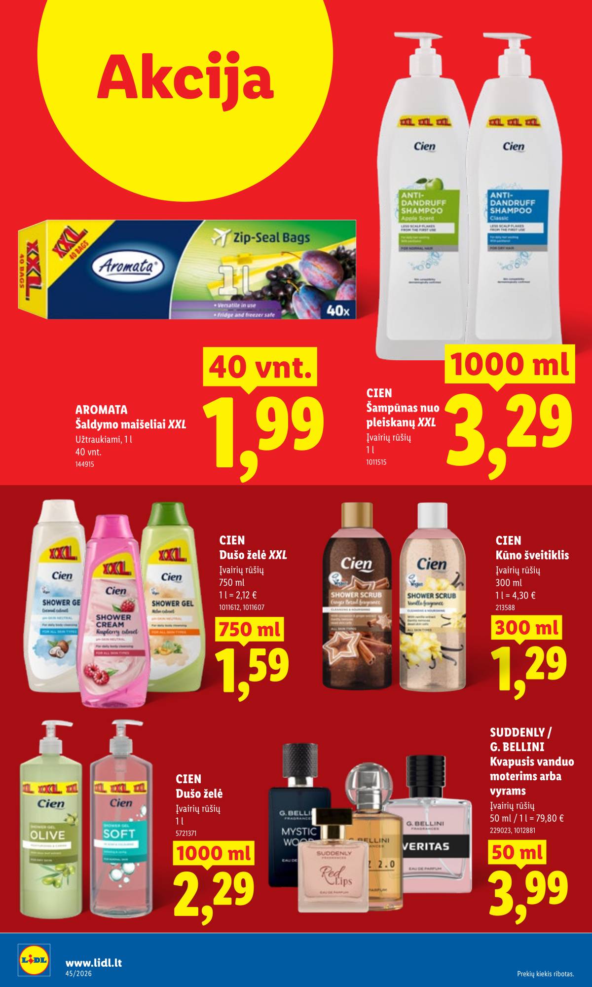 Lidl - LIDL SAVAITĖS Maisto prekių akcijų leidinys 16 puslapis