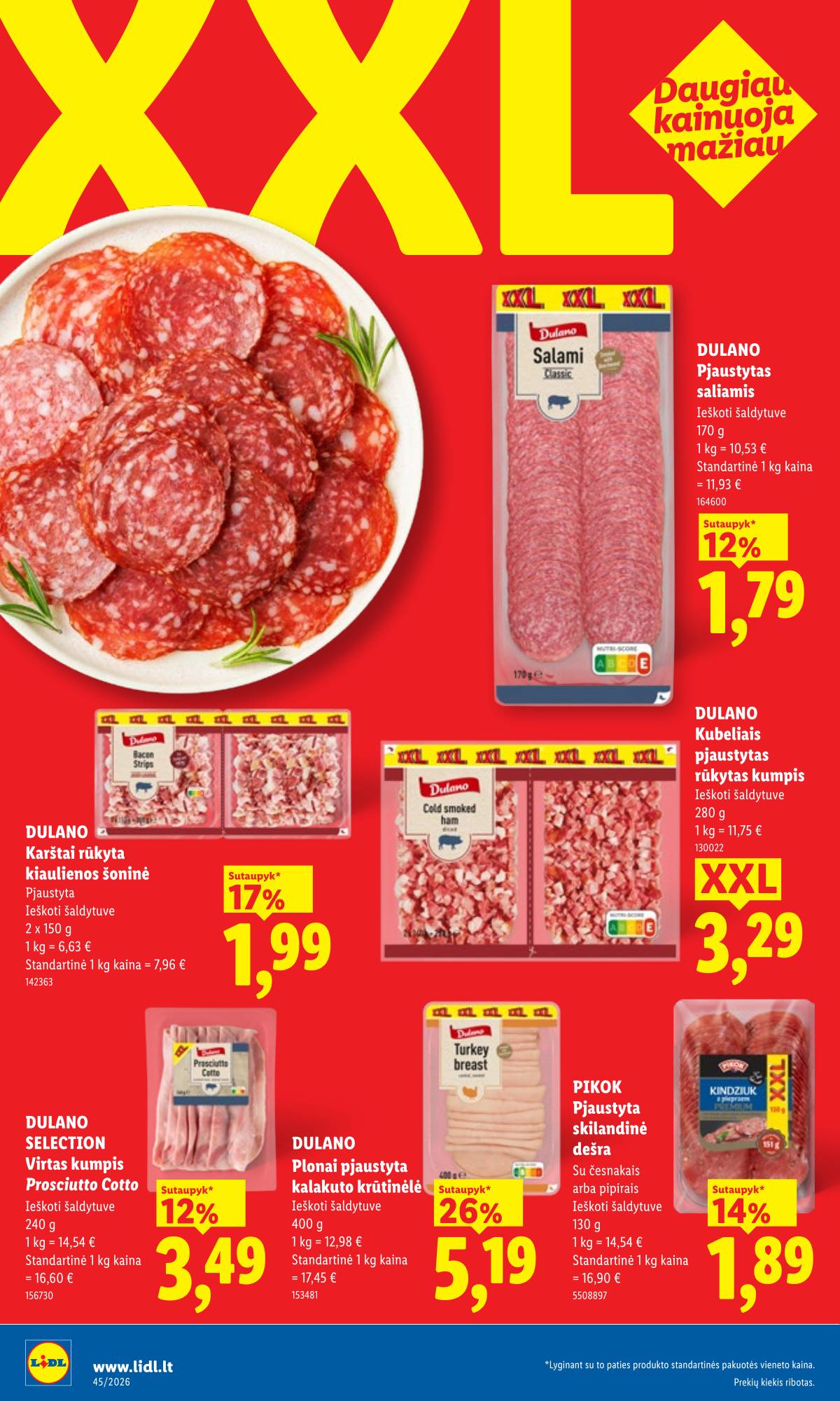 Lidl - LIDL SAVAITĖS Maisto prekių akcijų leidinys 18 puslapis