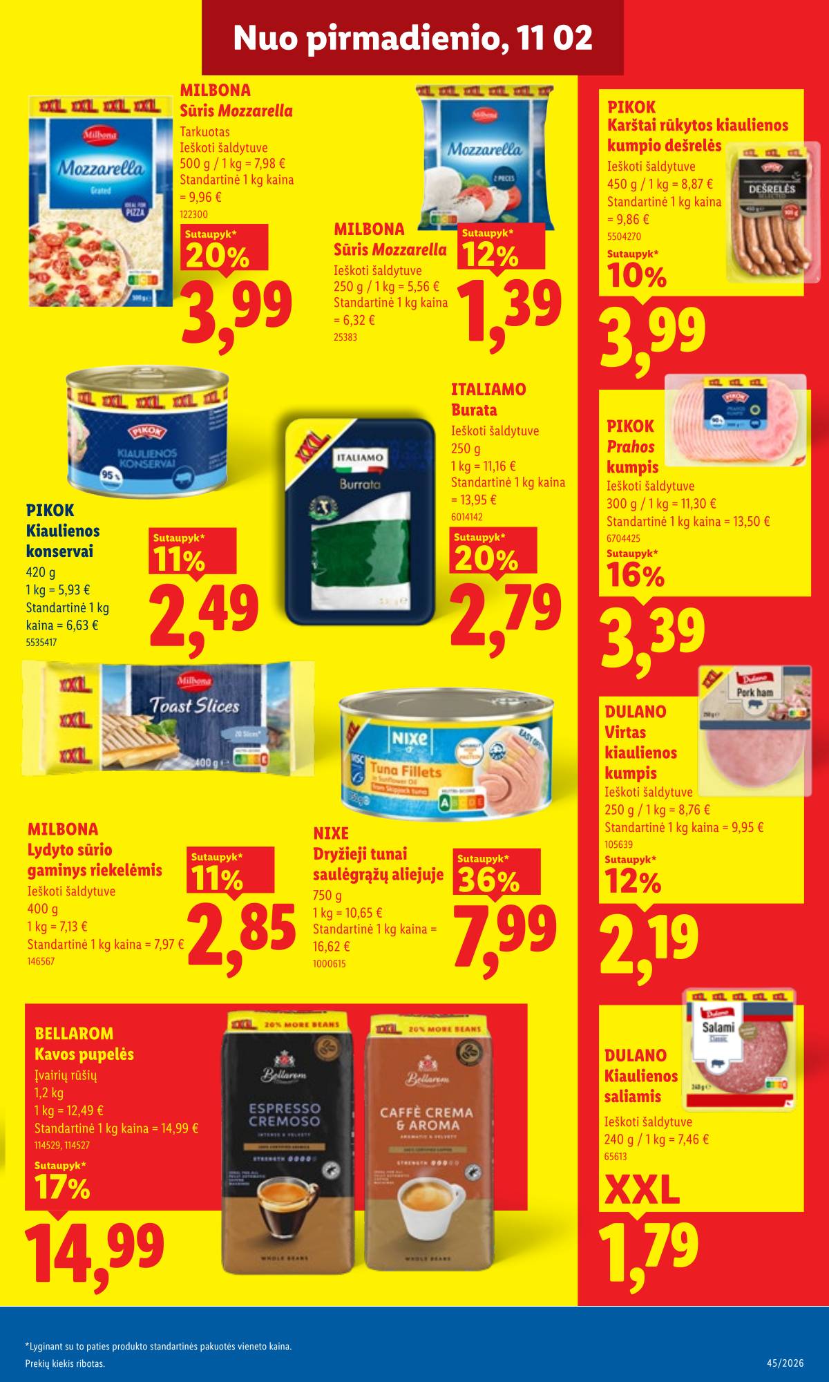 Lidl - LIDL SAVAITĖS Maisto prekių akcijų leidinys 19 puslapis