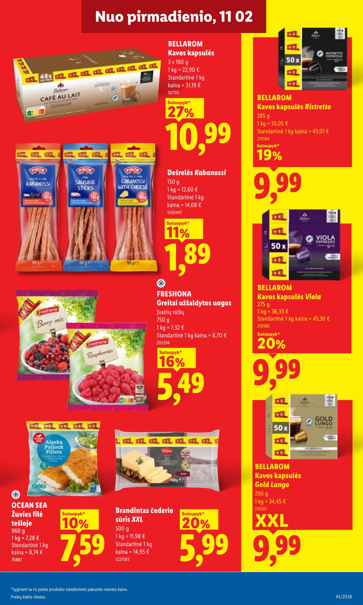 Lidl - LIDL SAVAITĖS Maisto prekių akcijų leidinys 23 puslapis