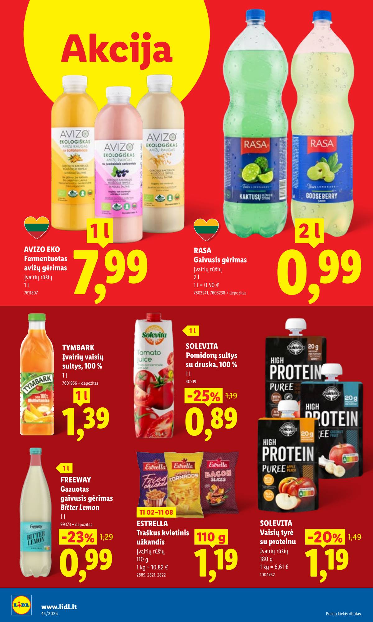 Lidl - LIDL SAVAITĖS Maisto prekių akcijų leidinys 26 puslapis