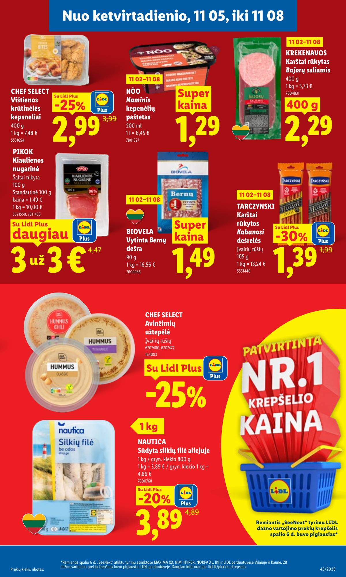 Lidl - LIDL SAVAITĖS Maisto prekių akcijų leidinys 29 puslapis