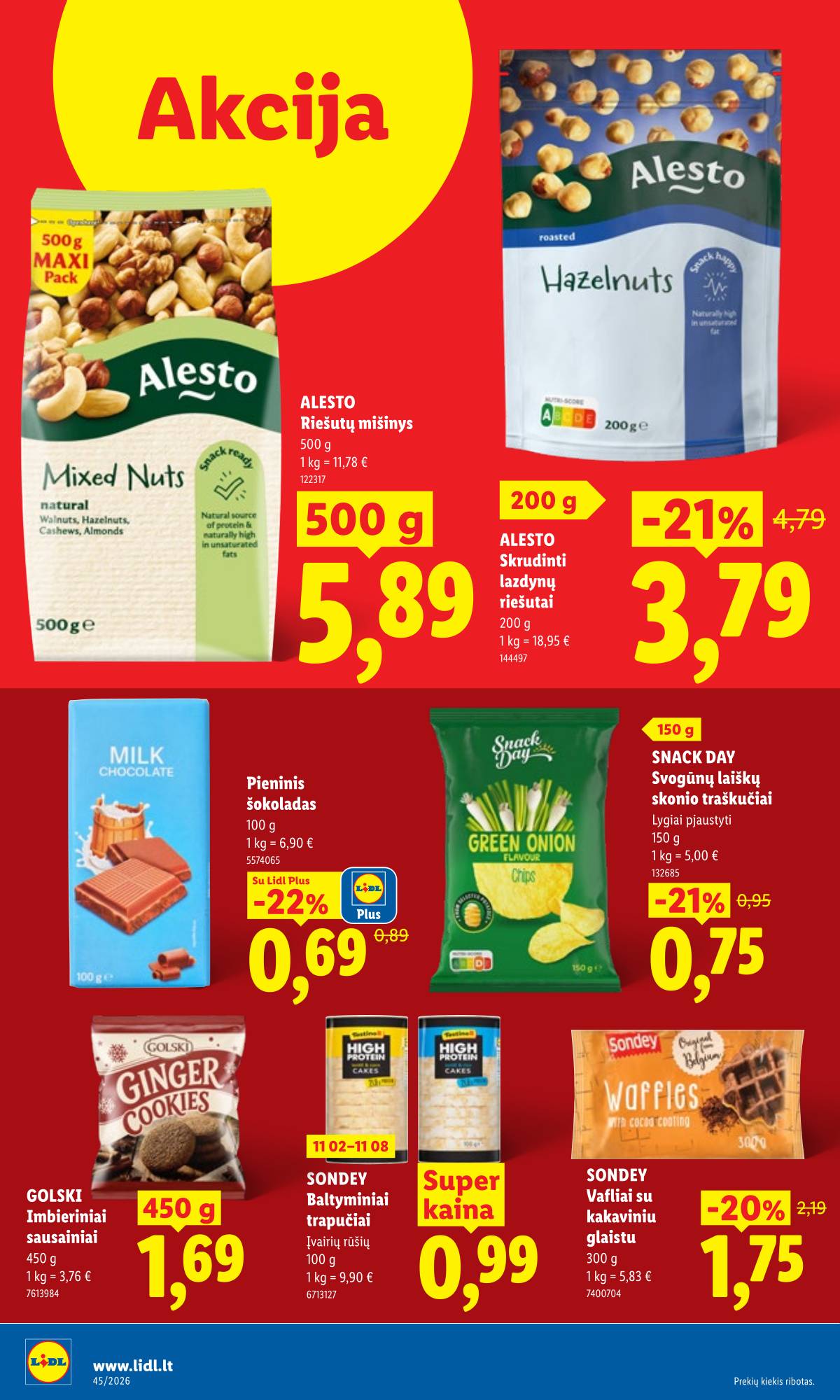 Lidl - LIDL SAVAITĖS Maisto prekių akcijų leidinys 30 puslapis