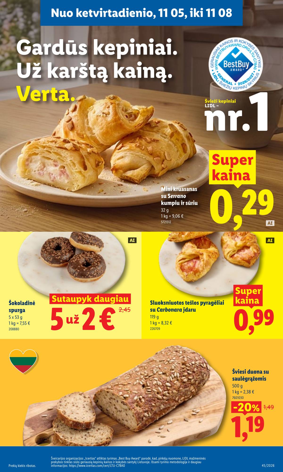 Lidl - LIDL SAVAITĖS Maisto prekių akcijų leidinys 31 puslapis