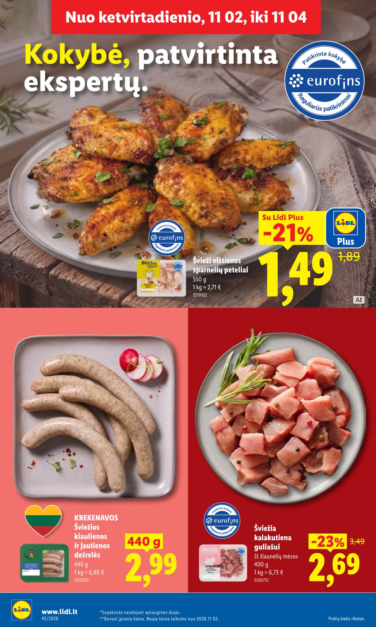 Lidl - LIDL SAVAITĖS Maisto prekių akcijų leidinys 8 puslapis