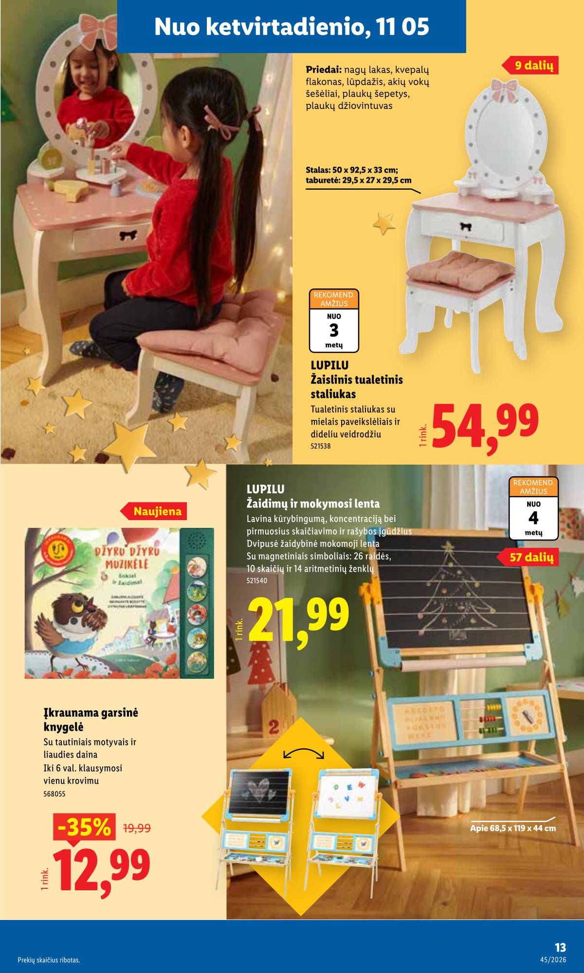 Lidl - LIDL Ne maisto prekių akcijų leidinys 13 puslapis