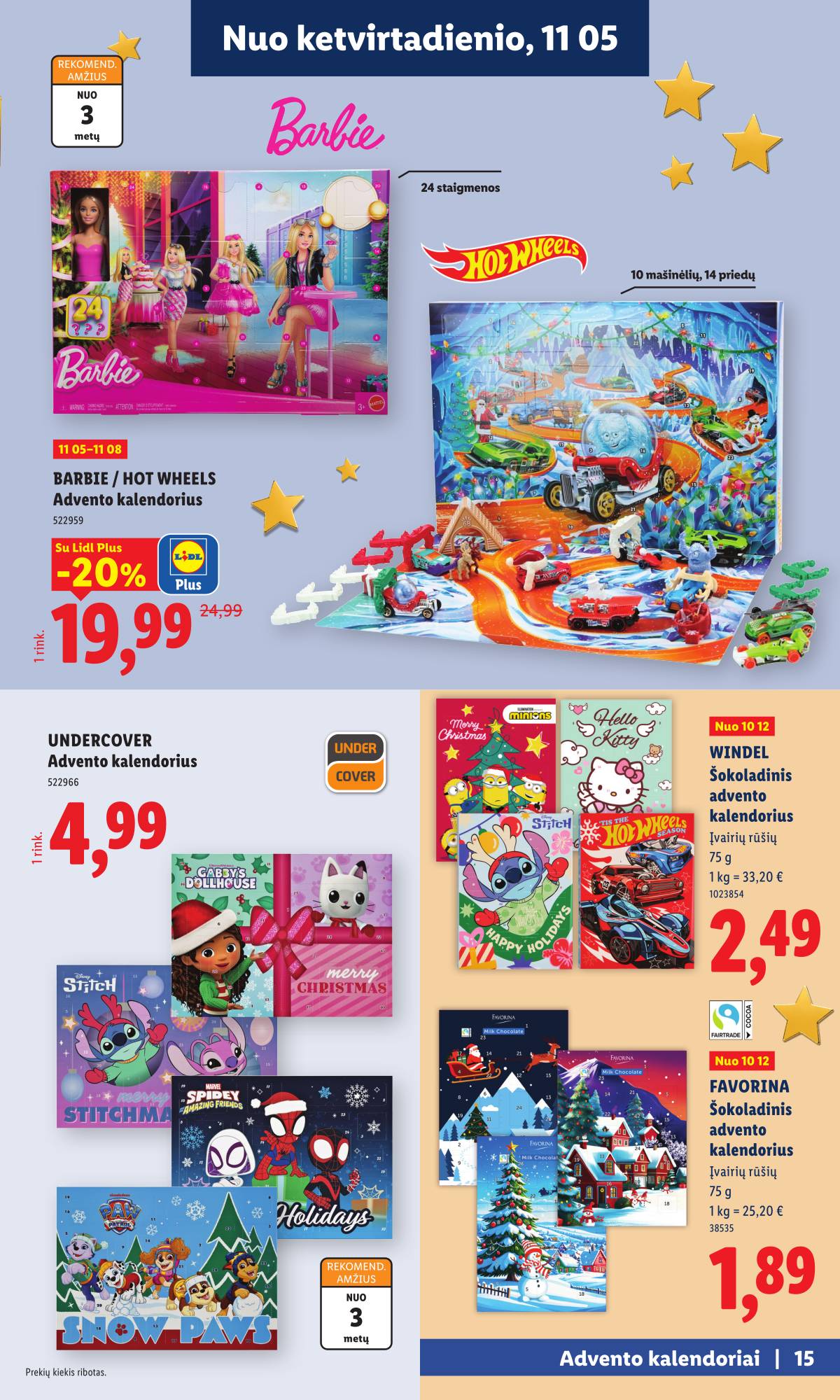 Lidl - Dovanoti žaismingas akimirkas verta 15 puslapis
