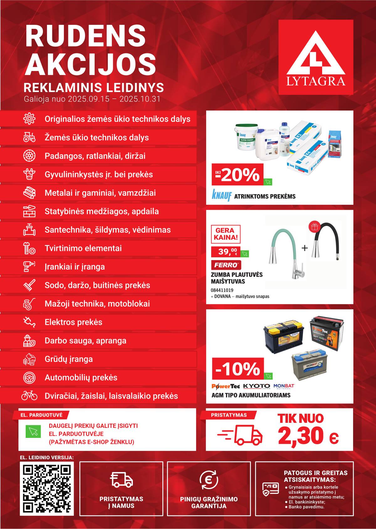 Lytagra - Lytagra akcijų leidinys | 2025-09-15 - 2025-10-31 1 puslapis