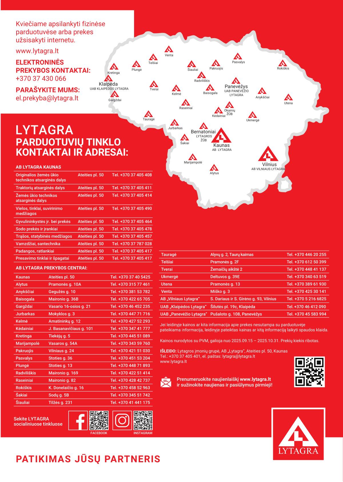 Lytagra - Lytagra akcijų leidinys | 2025-09-15 - 2025-10-31 12 puslapis